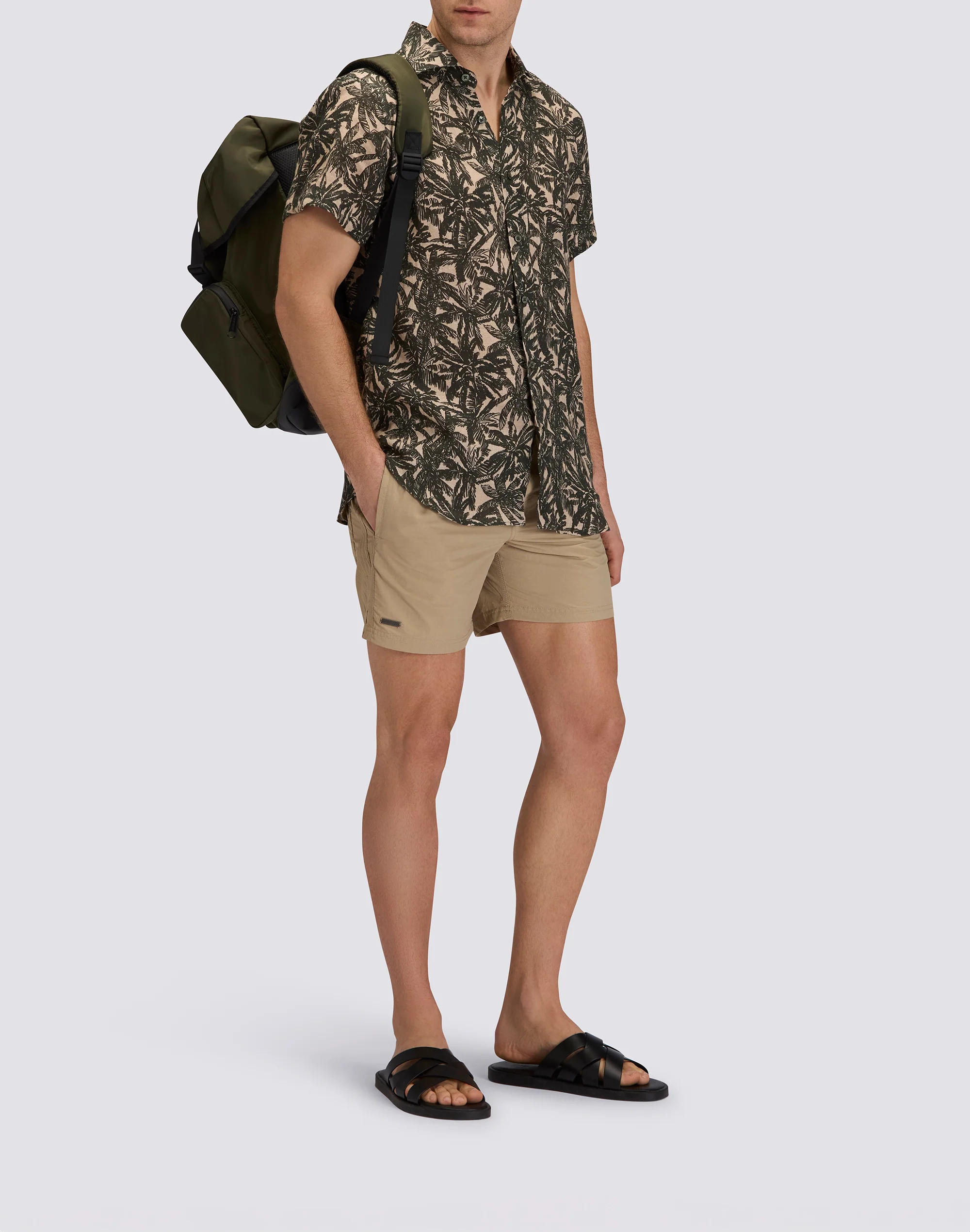 ZAINO IN NYLON SHINY CON TASCHE CARGO - Image 6