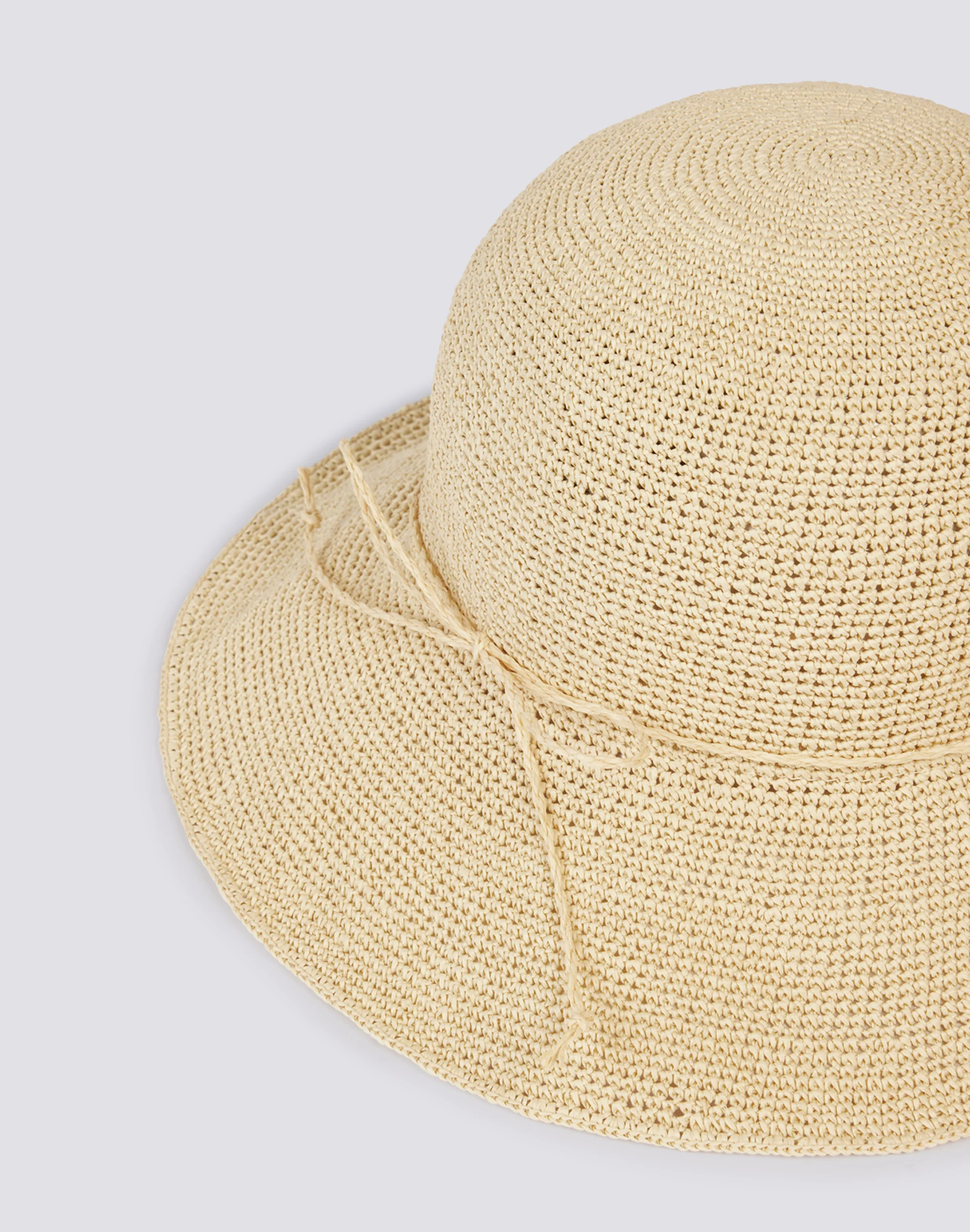 CAPPELLO ALLA PESCATORA IN PAGLIA RIGIDO - Image 2