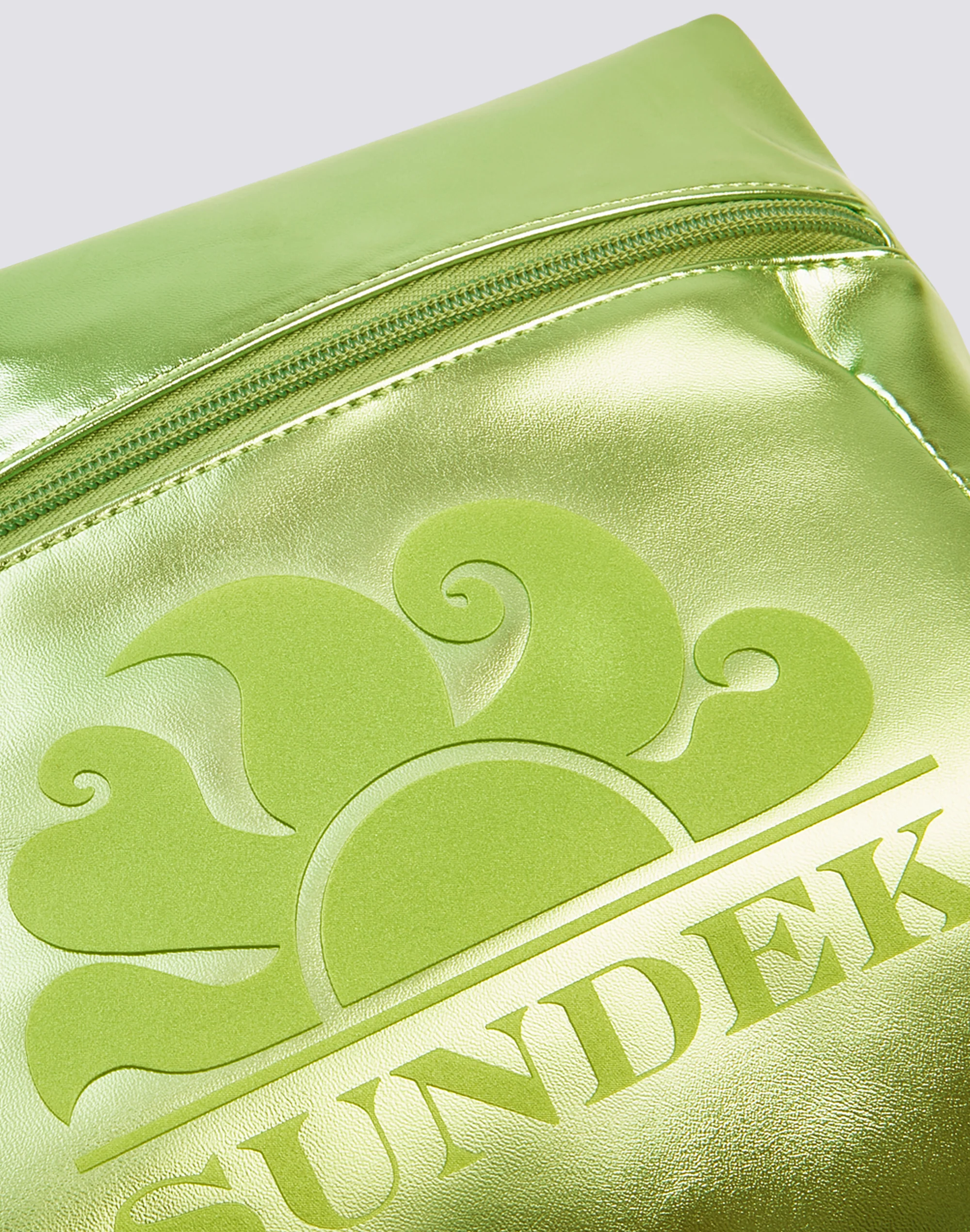 BORSA CLUTCH LAMINATA CON LOGO - Image 3