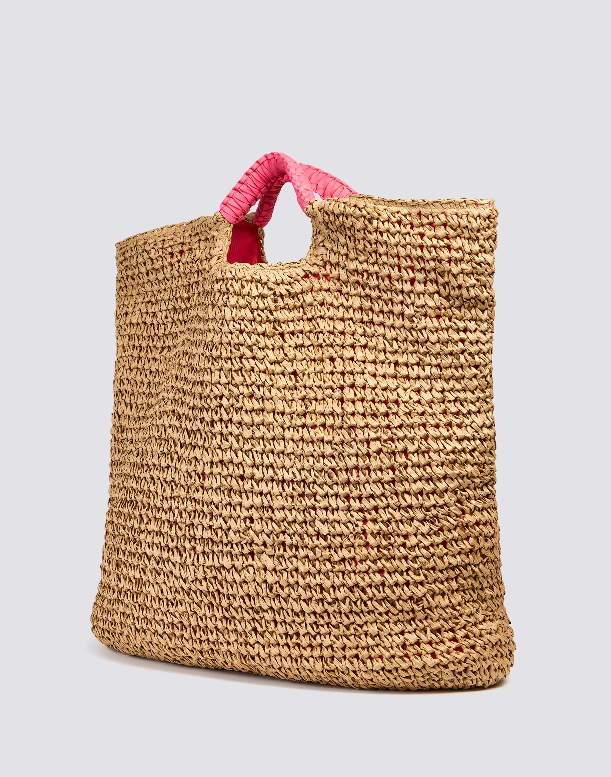 MAXI BORSA IN PAPER STRAW INTRECCIATA - Image 2