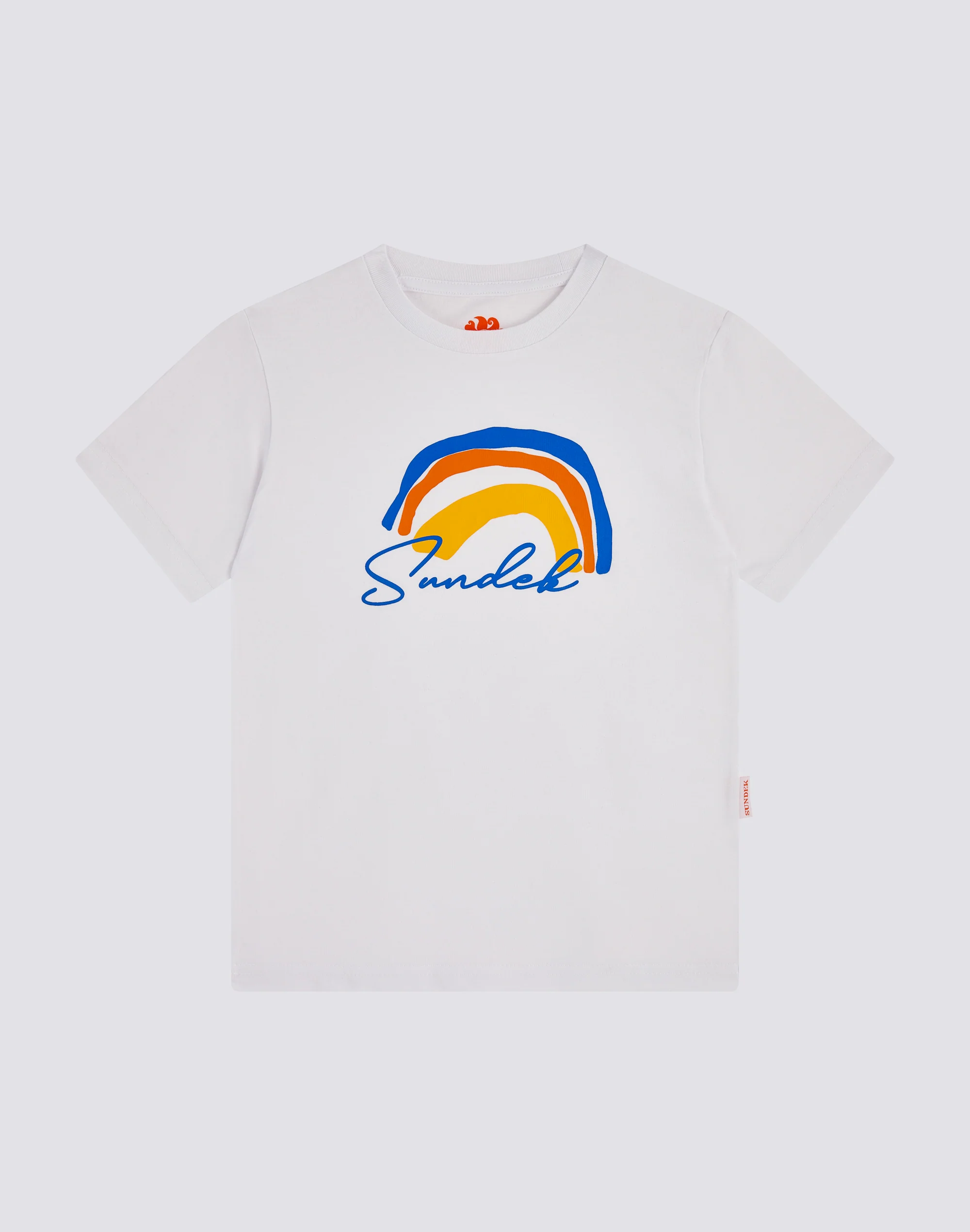 T-SHIRT CON STAMPA ARCOBALENO