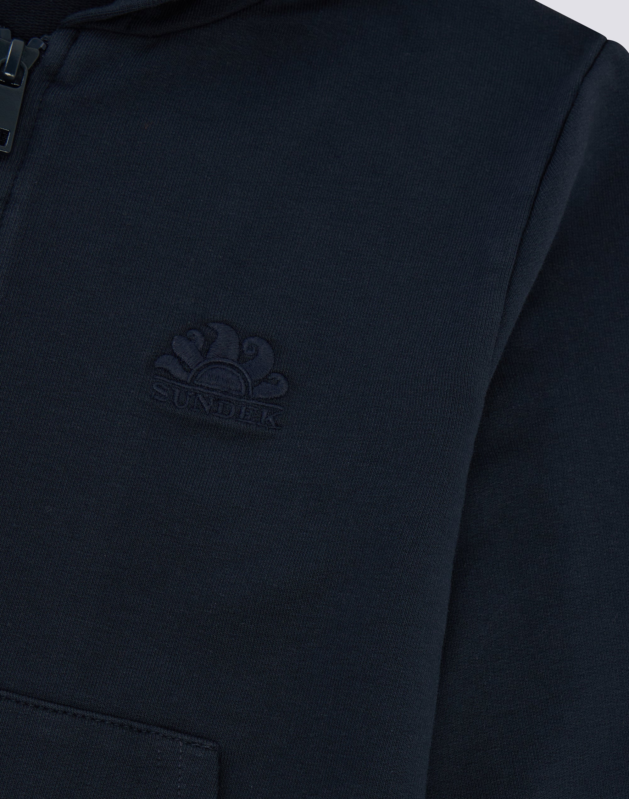 FELPA BAMBINO FULL ZIP CON CAPPUCCIO - Image 3