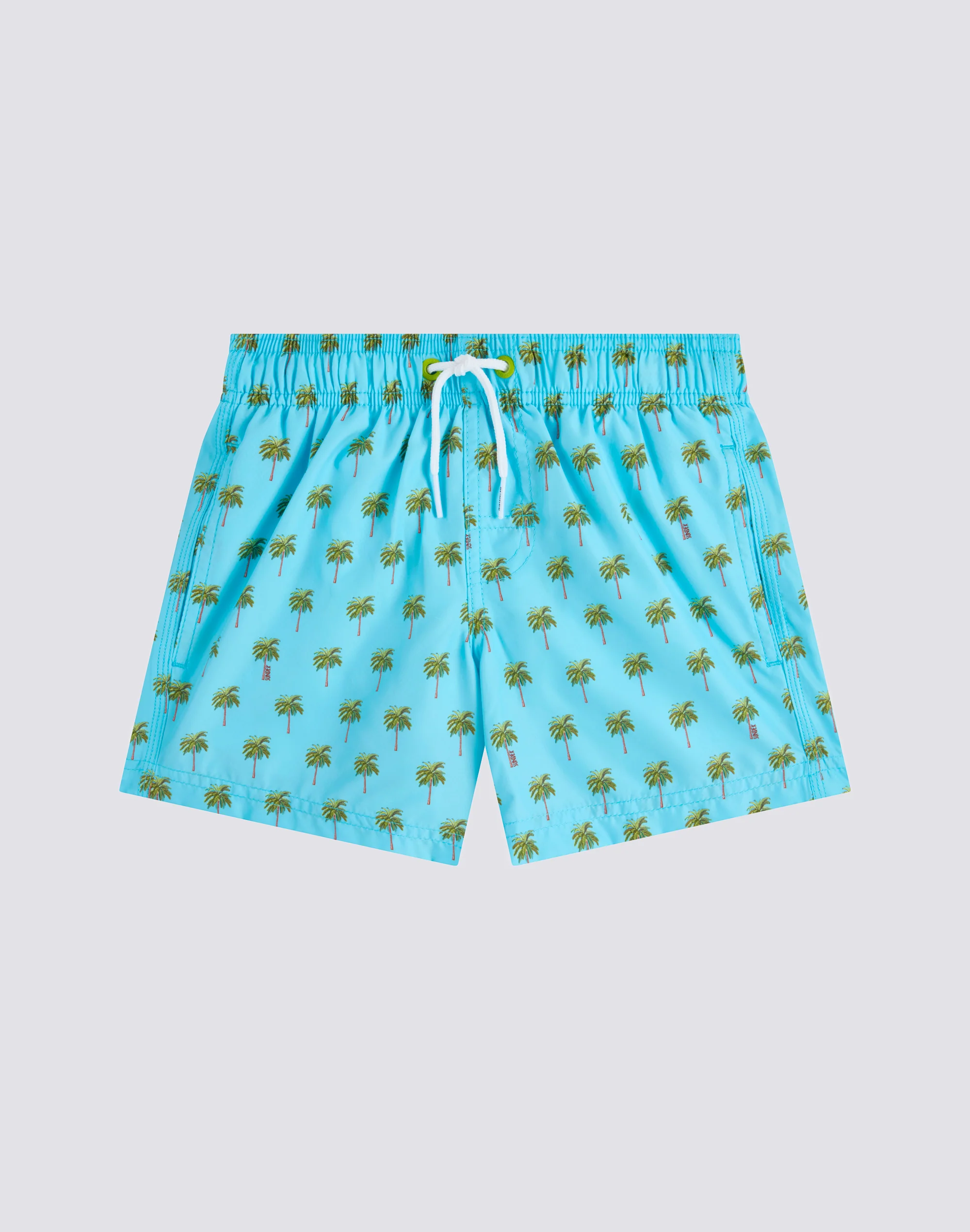 COSTUME DA BAGNO BAMBINO CORTO VITA ELASTICATA REPREVE® CON STAMPA LITTLE PALM - Image 2