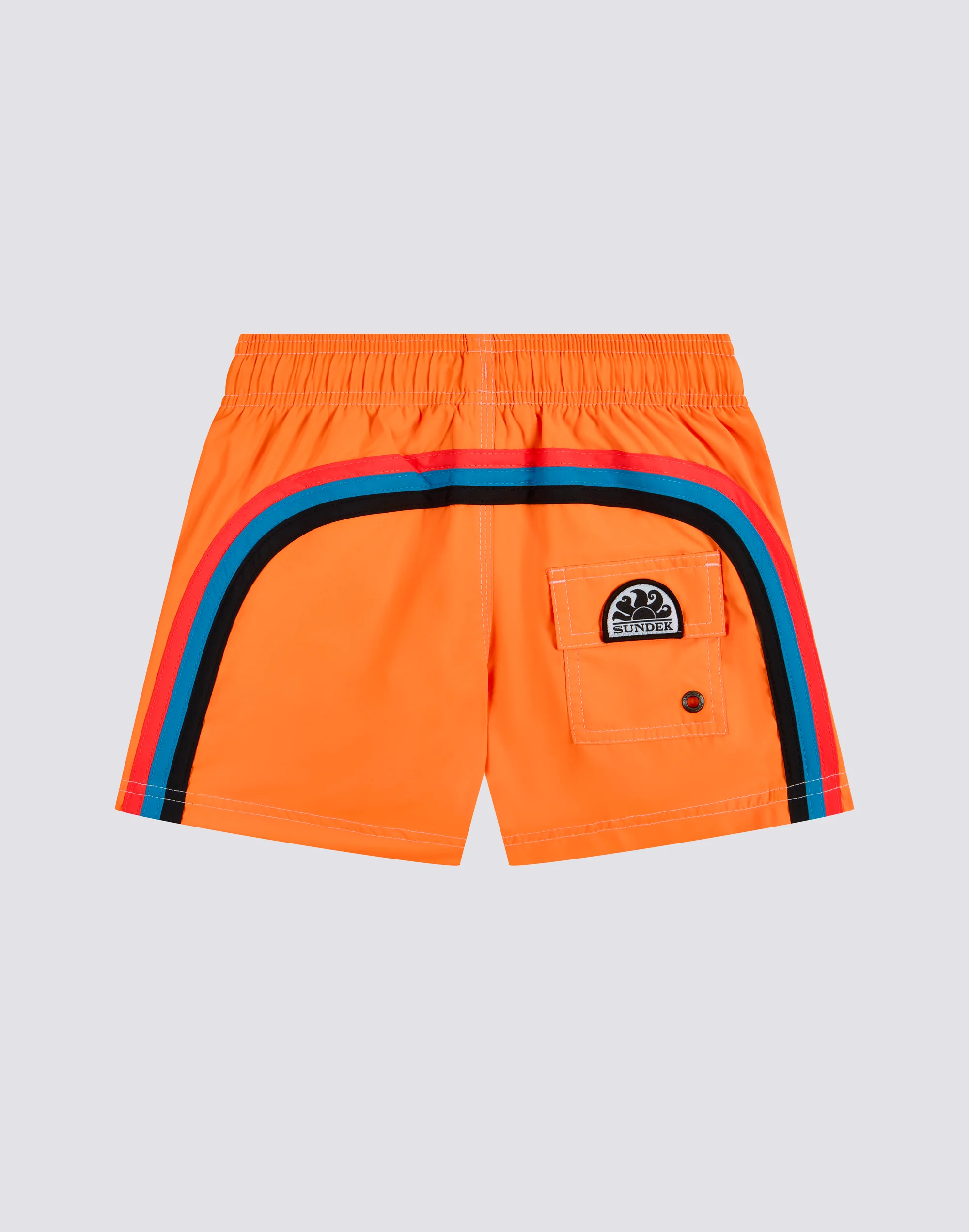 COSTUME DA BAGNO BAMBINO CORTO VITA ELASTICATA POLIESTERE RICICLATO REPREVE® FLUO