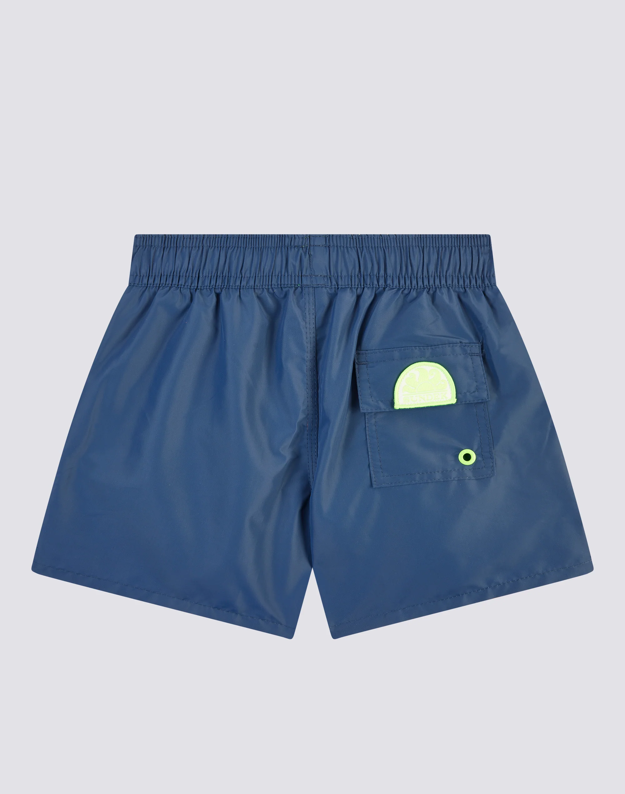 COSTUME DA BAGNO BAMBINO CORTO VITA ELASTICATA ICONIC TAFFETA CON PIPING - Image 2