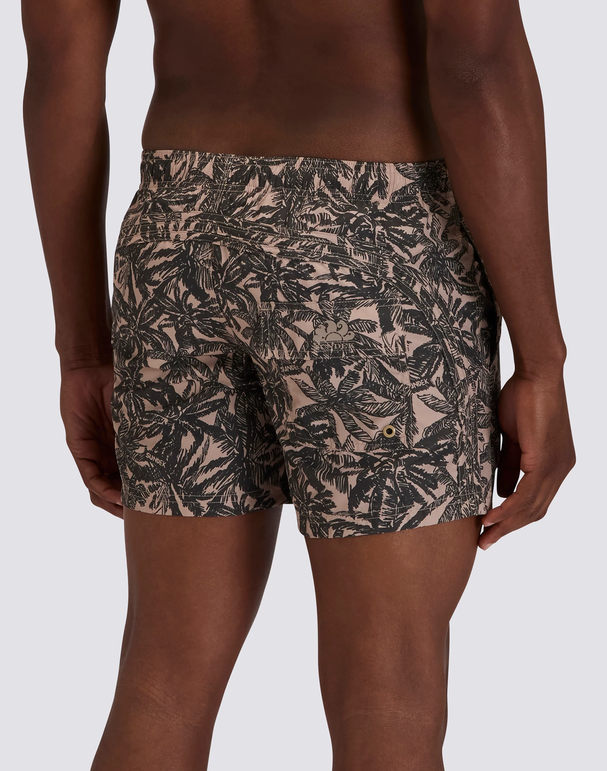 COSTUME DA BAGNO UOMO CORTO GOLDENWAVE STAMPA CAMO PALM