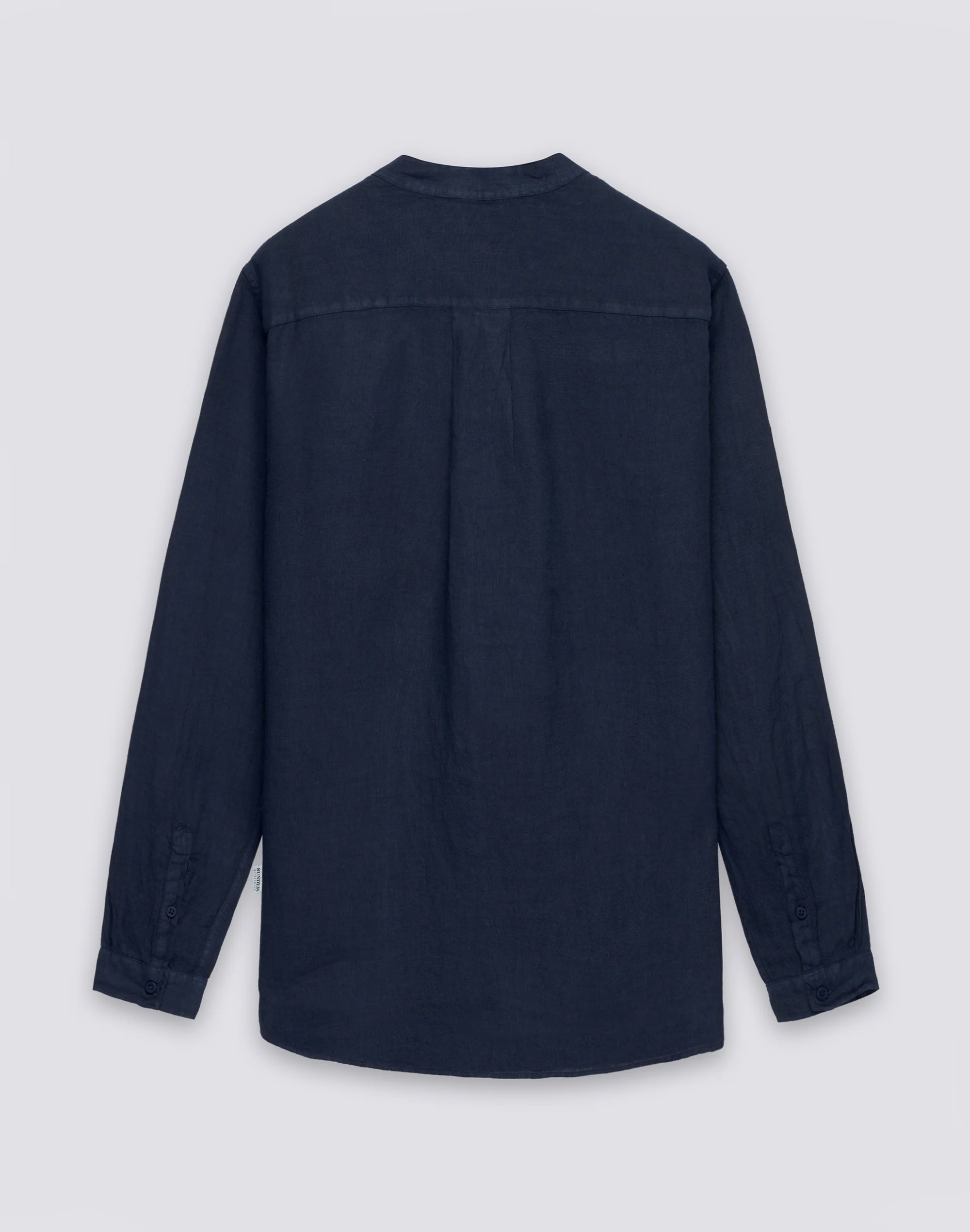 CAMICIA DA UOMO ALLA COREANA IN LINO TINTO CAPO - Image 6