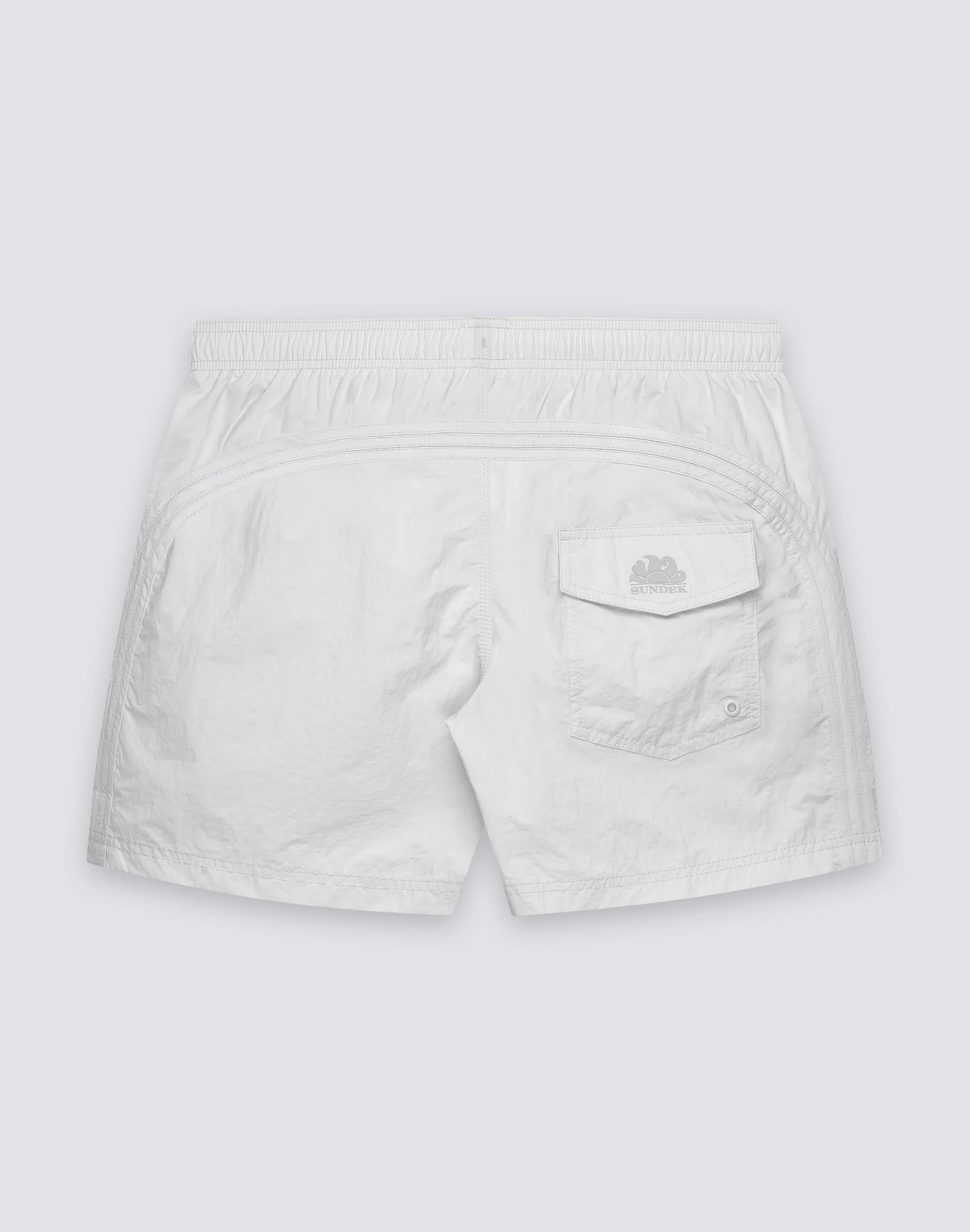 COSTUME DA BAGNO UOMO CORTO VITA ELASTICATA GOLDENWAVE TINTA UNITA NYLON TASLAN COTTON TOUCH