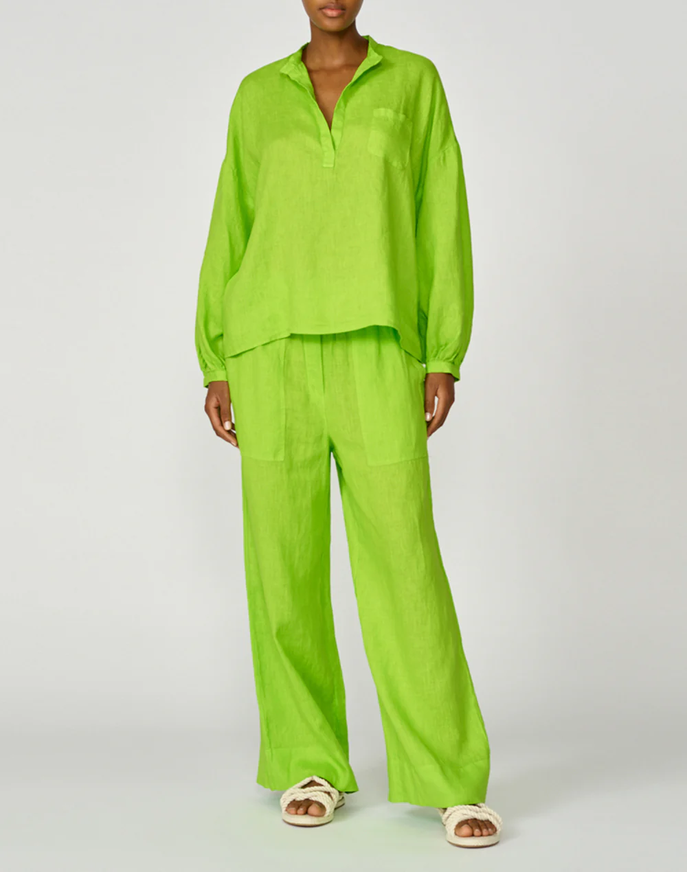 PANTALONI LUNGHI IN LINO - Image 5
