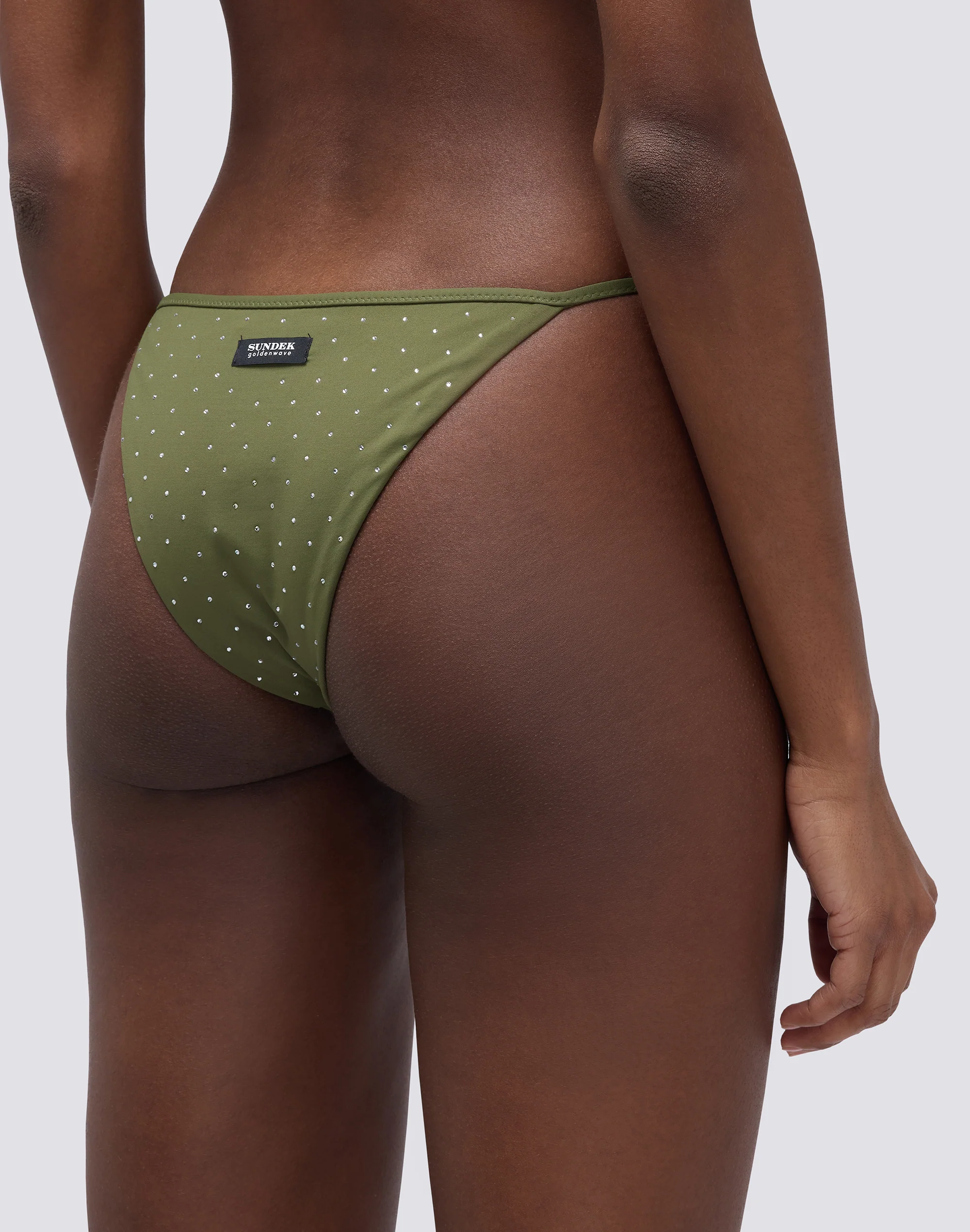 KEER - SLIP CON LACCETTI LATERALI REGOLABILI E STRASS - Image 3
