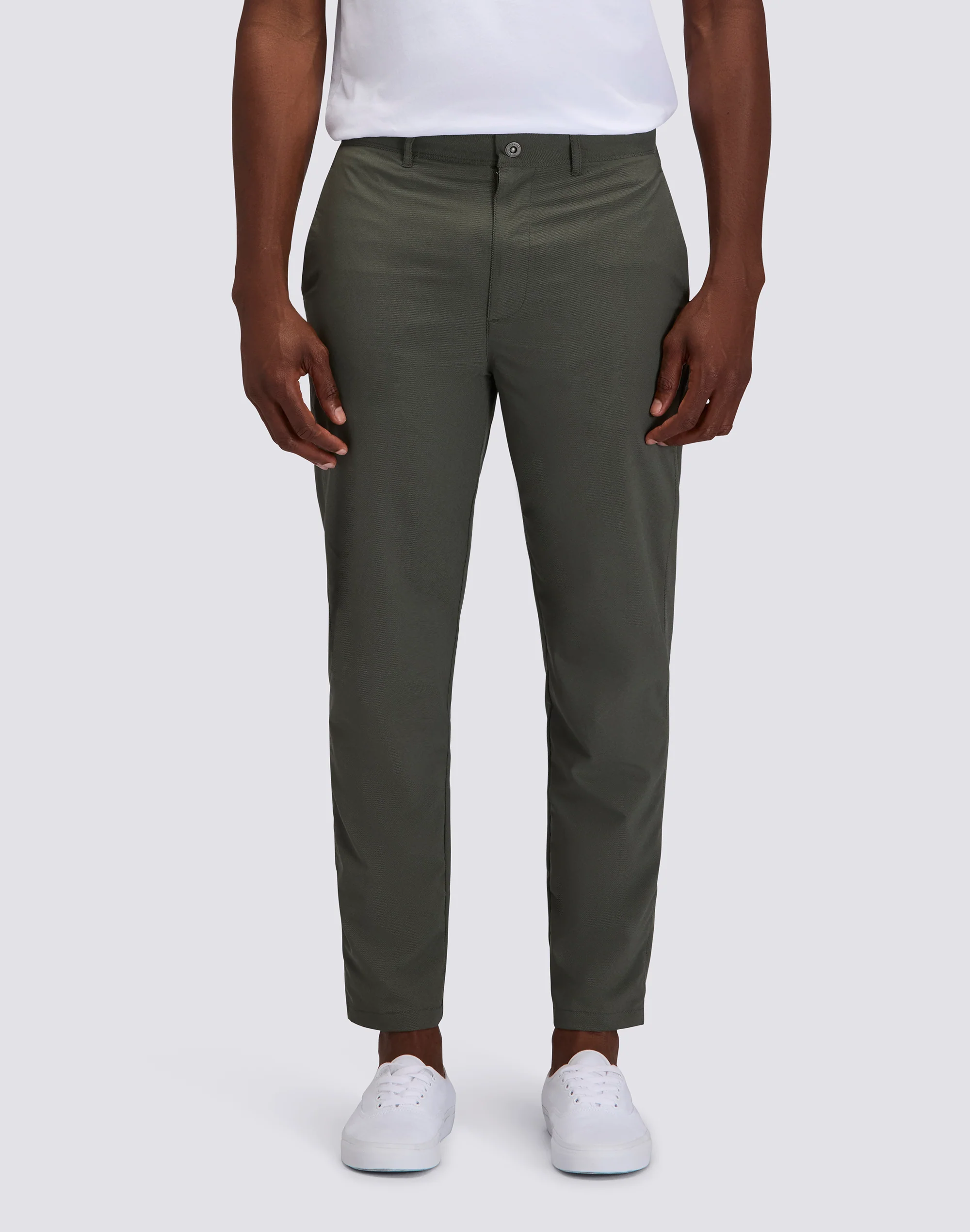 PANTALONI SEMI ELASTICI IN TESSUTO QUICK-DRY