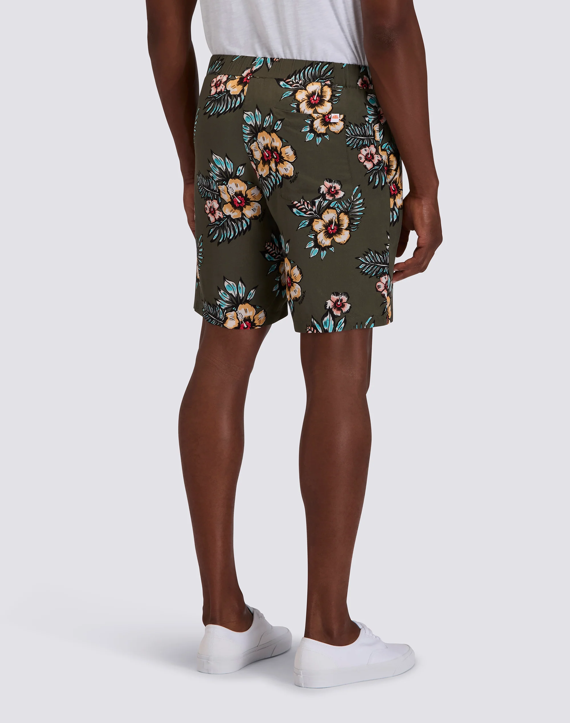 WALKSHORT UOMO STAMPATO IN VISCOSA POPELINE - Image 2
