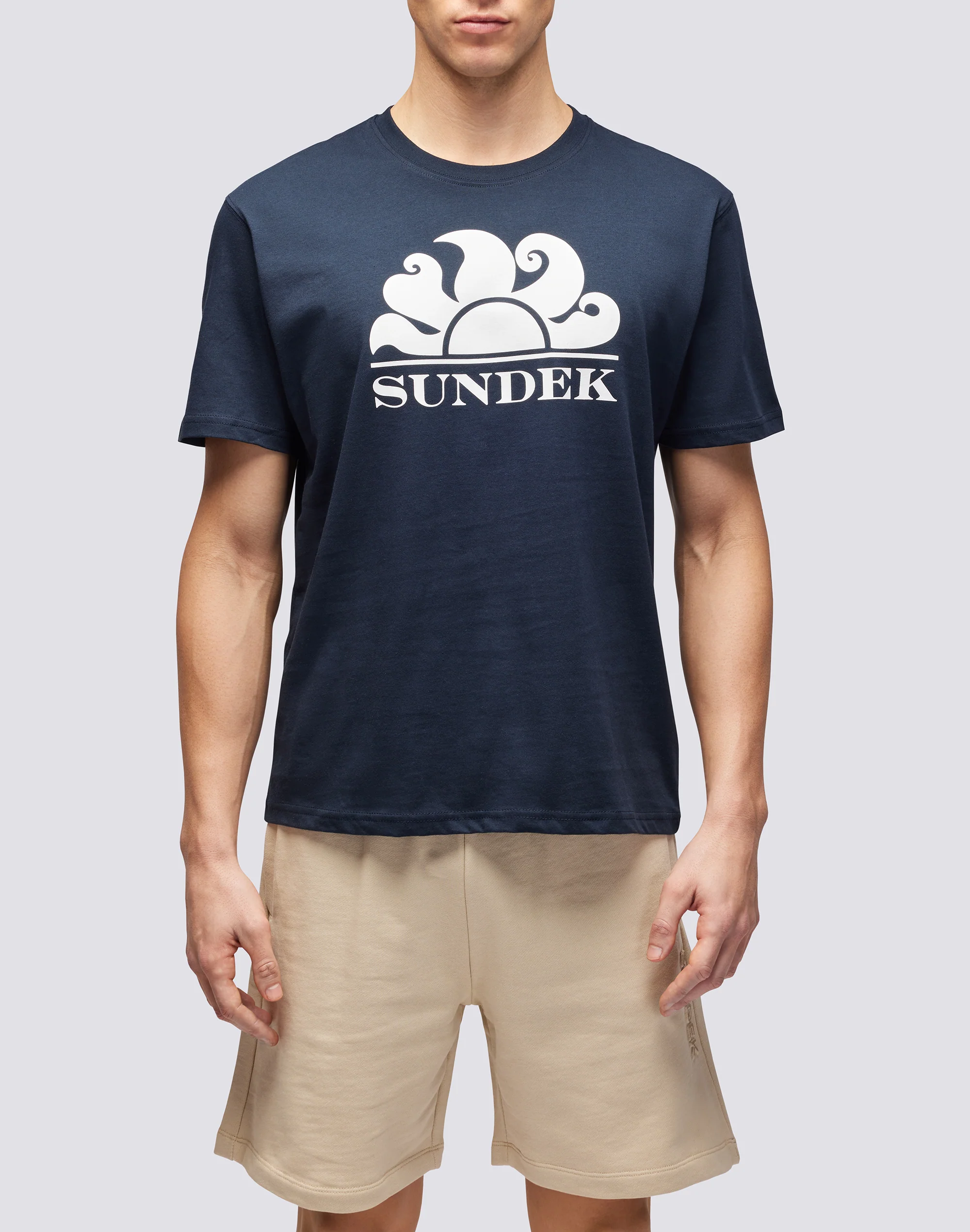 T-SHIRT GIROCOLLO CON STAMPA LOGO - Image 2