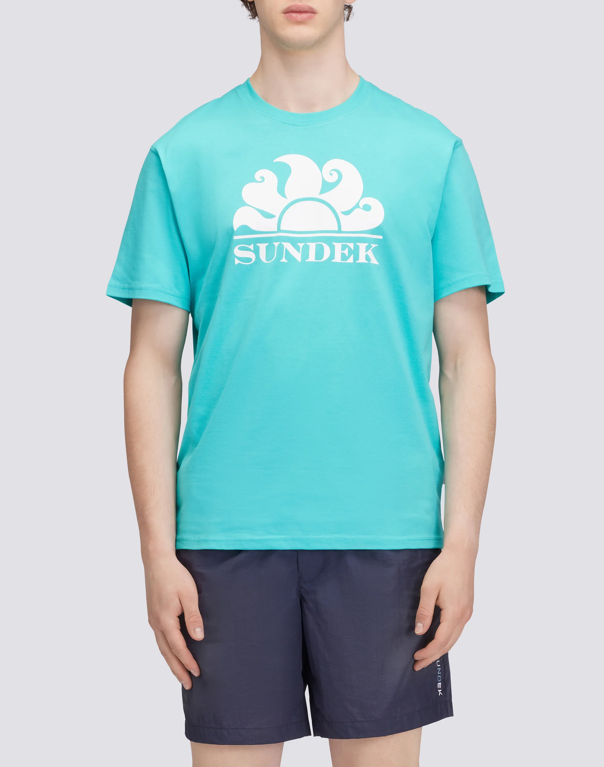 T-SHIRT GIROCOLLO CON STAMPA LOGO