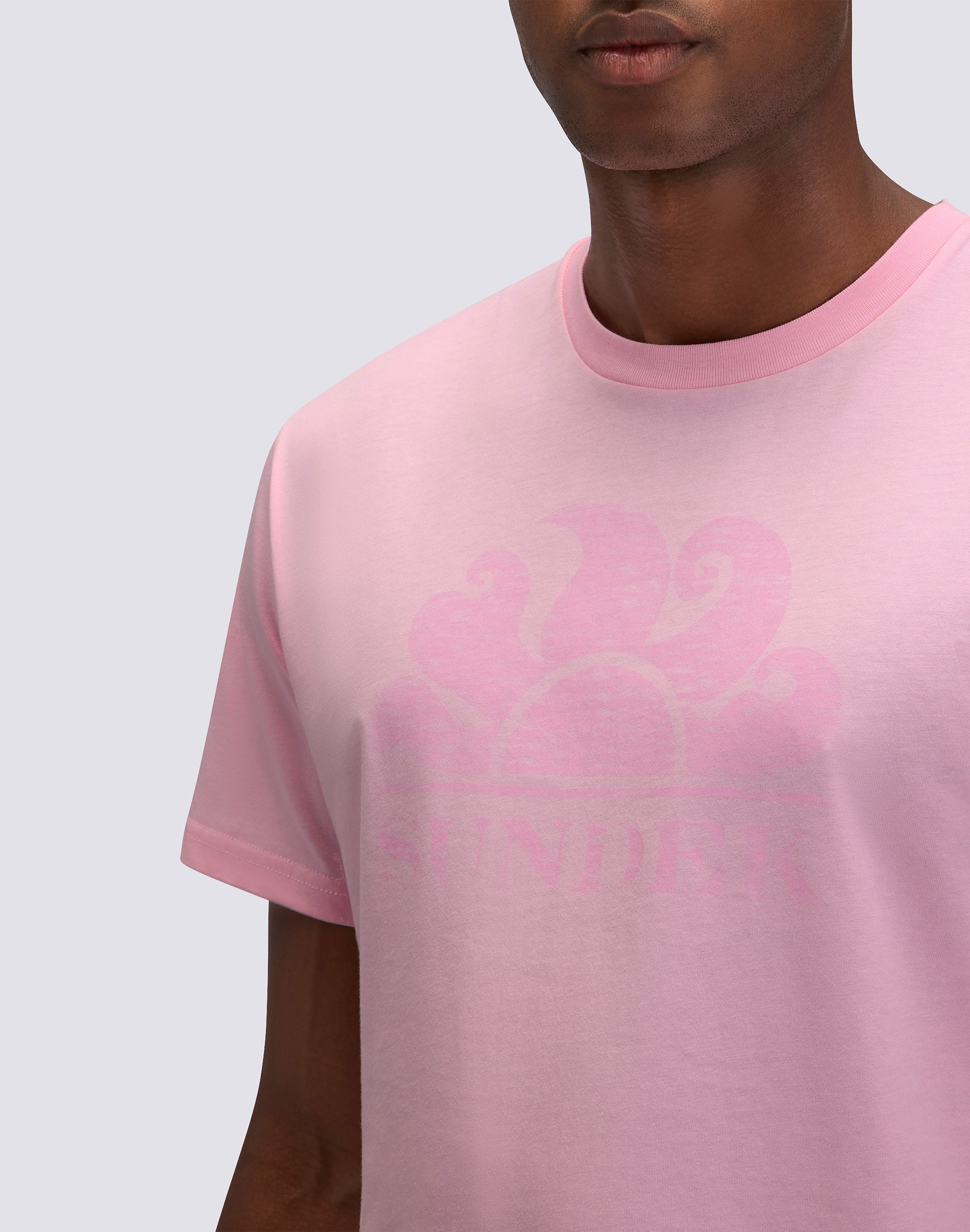 T-SHIRT UOMO A MANICHE CORTE CON LOGO - Image 4