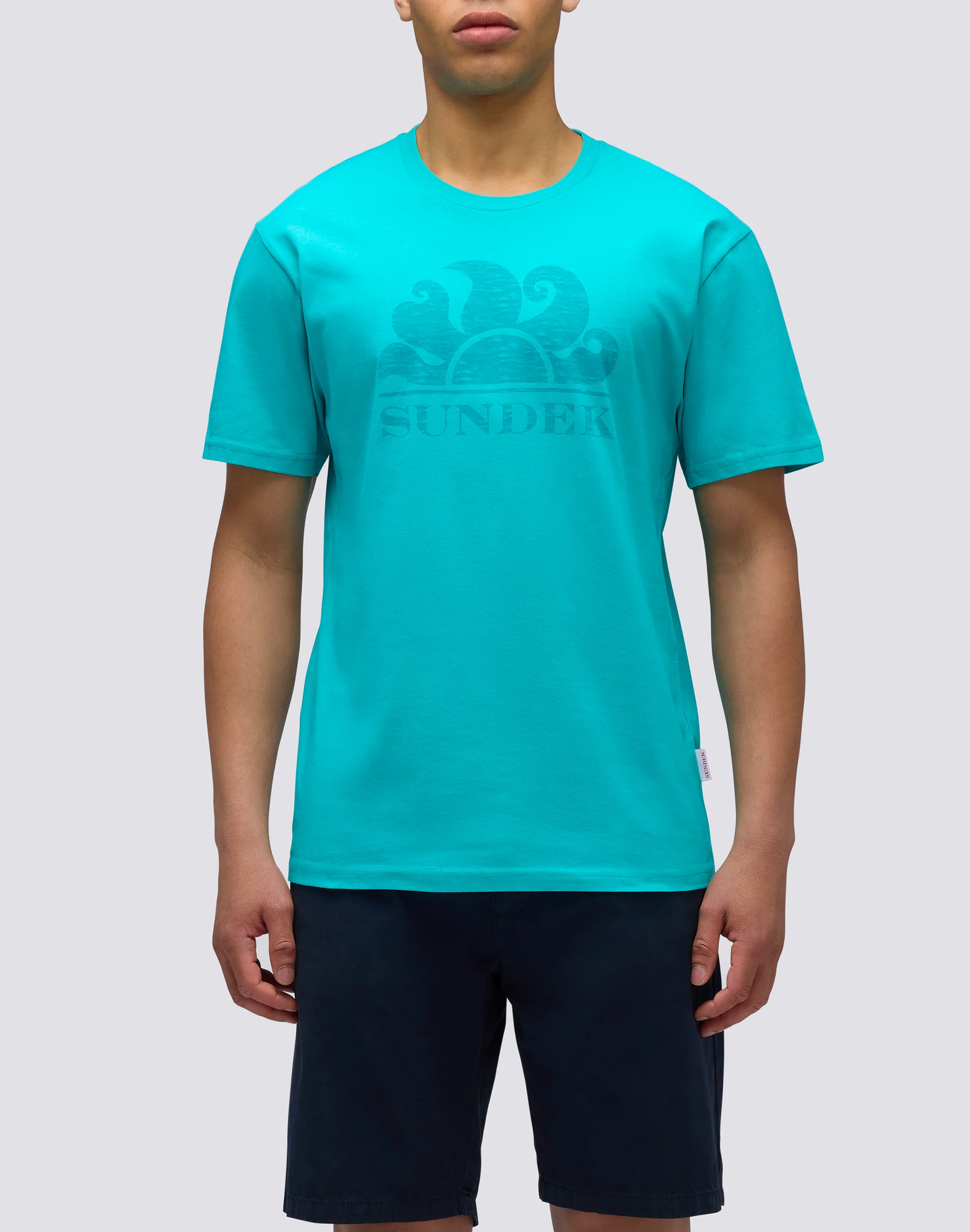 T-SHIRT MANICHE CORTE CON LOGO