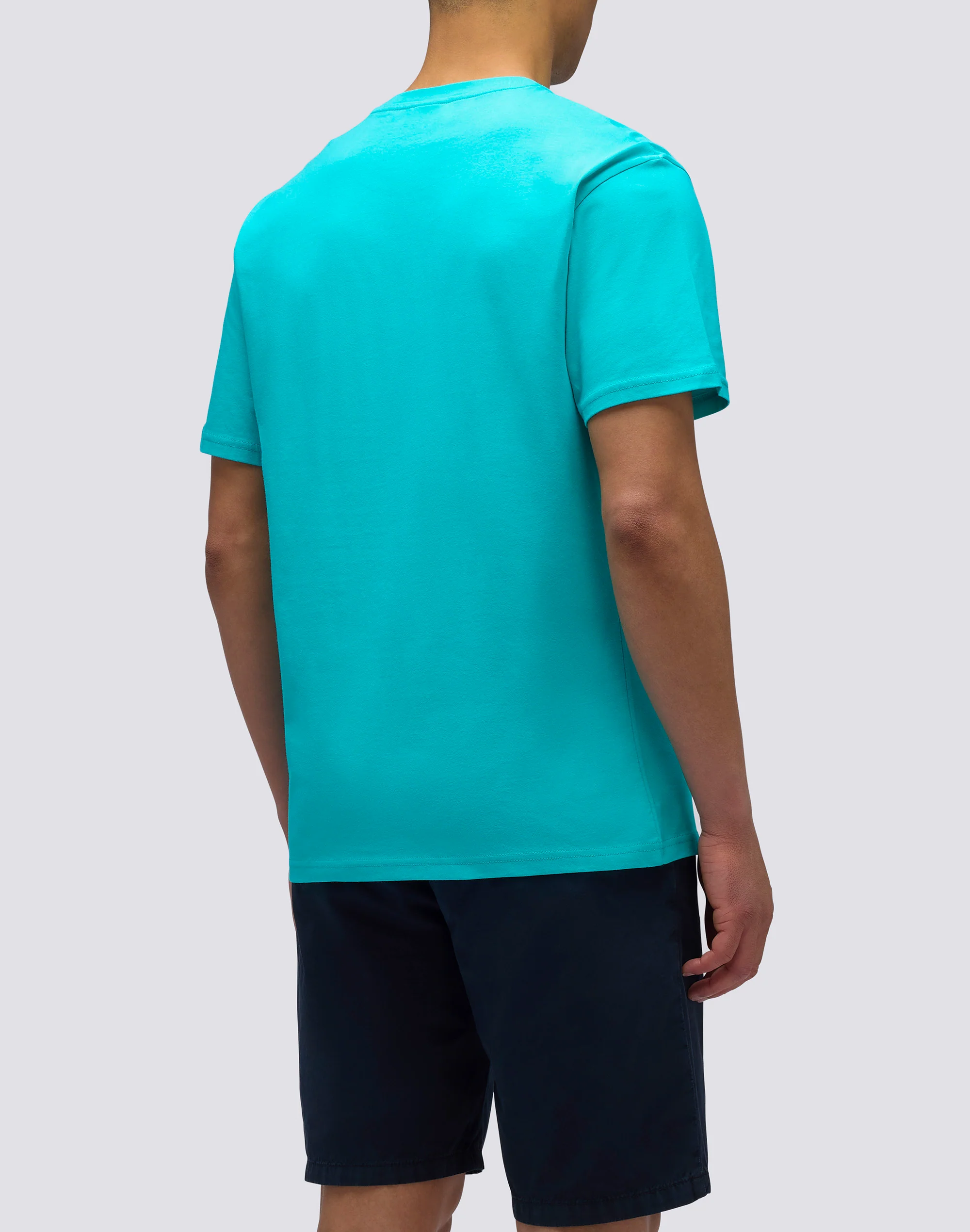T-SHIRT MANICHE CORTE CON LOGO - Image 2