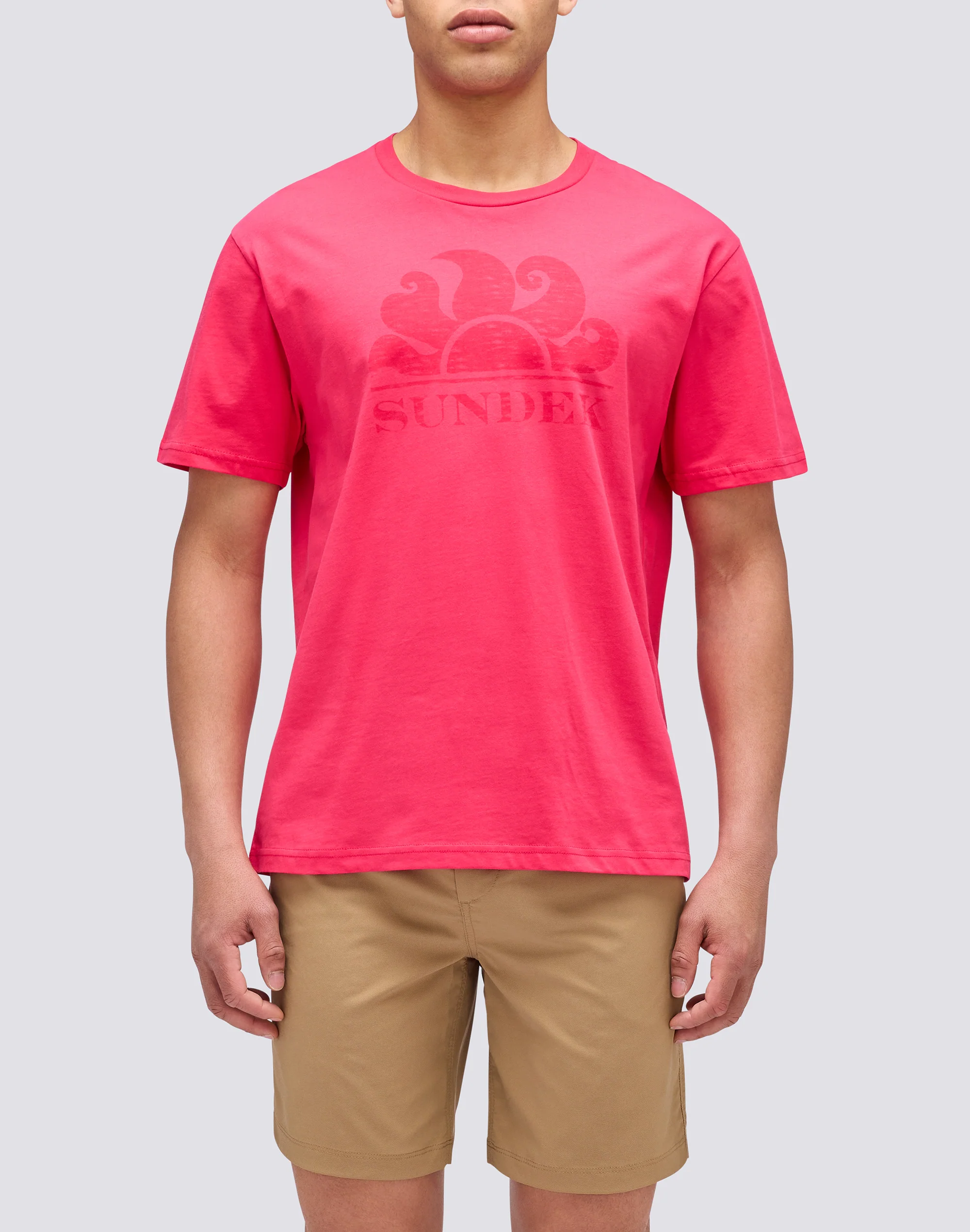 T-SHIRT MANICHE CORTE CON LOGO