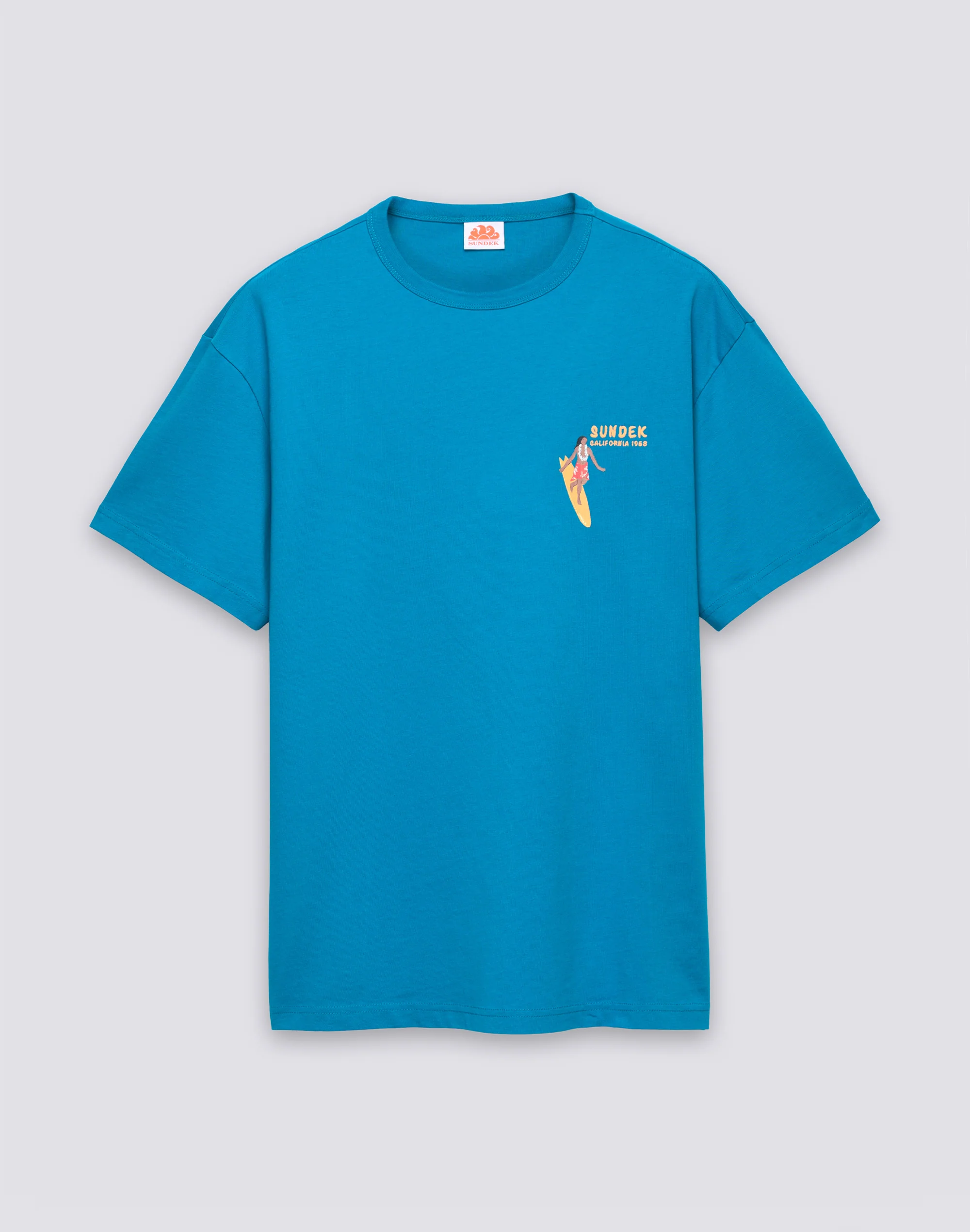 T-SHIRT DA UOMO A GIROCOLLO CON STAMPA E RICAMO - Image 5