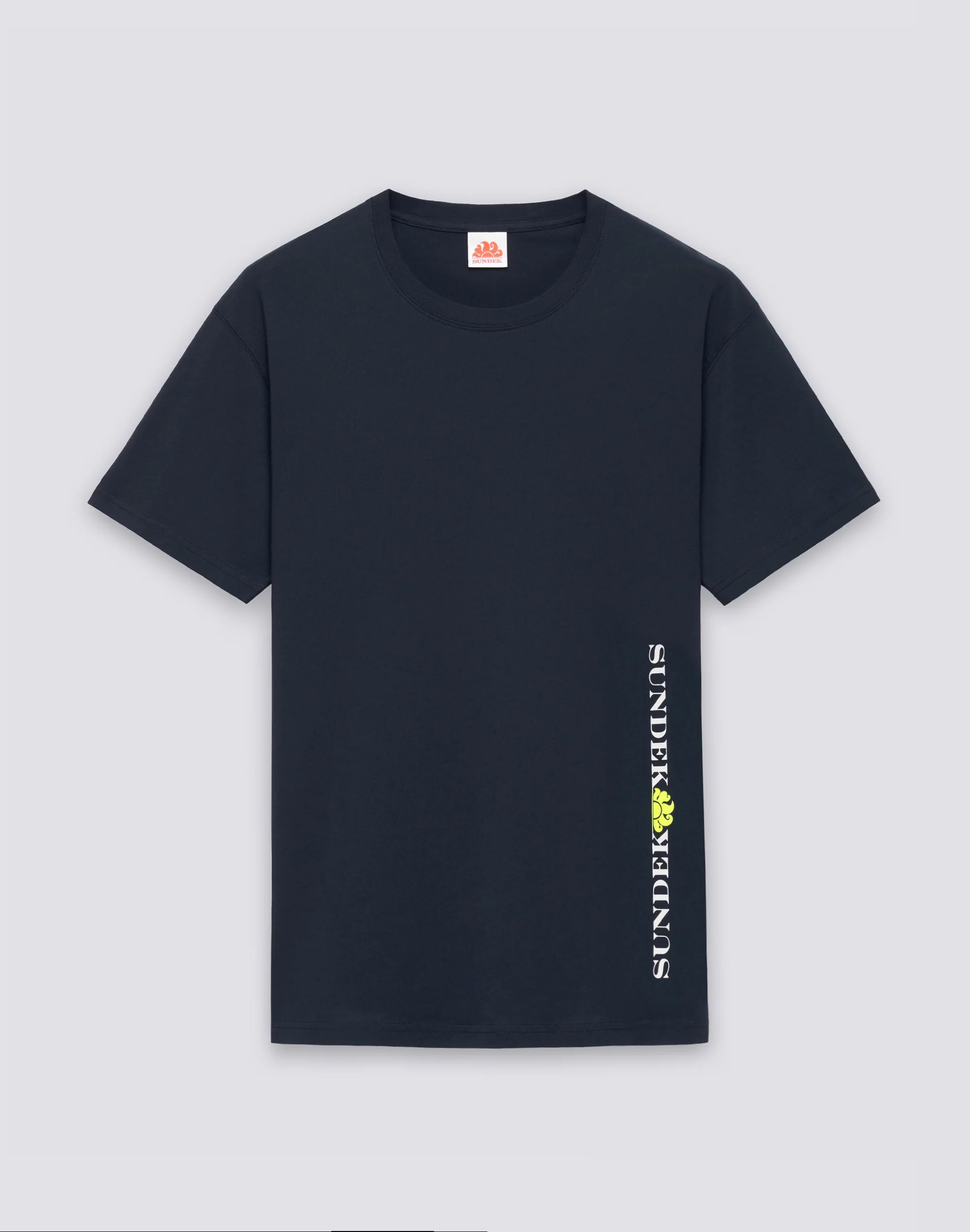 T-SHIRT UOMO A GIROCOLLO CON STAMPA LOGO VERTICALE - Image 5