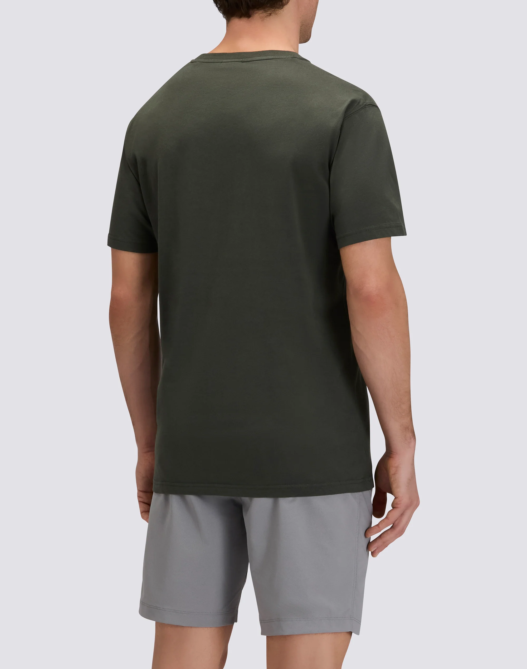 T-SHIRT UOMO A GIROCOLLO CON LOGO EMBOSSATO - Image 2