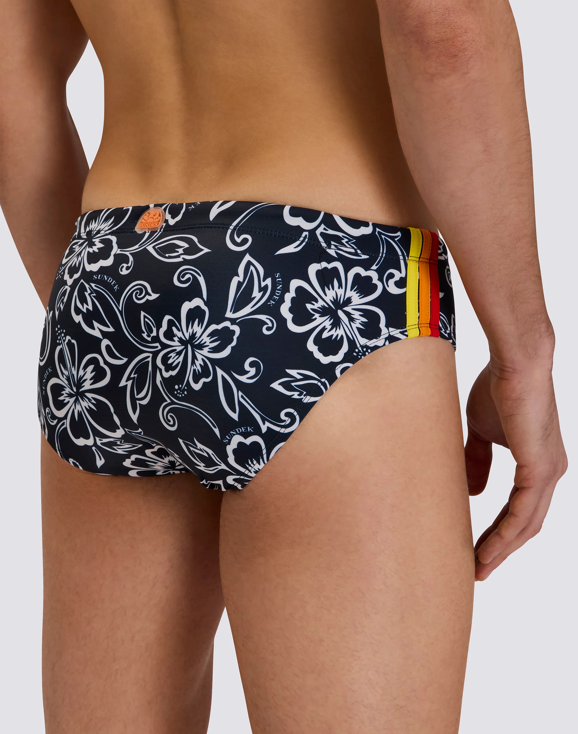 SLIP MARE DIWALTER CON STAMPA ARCHIVE HIBISCUS - Image 3