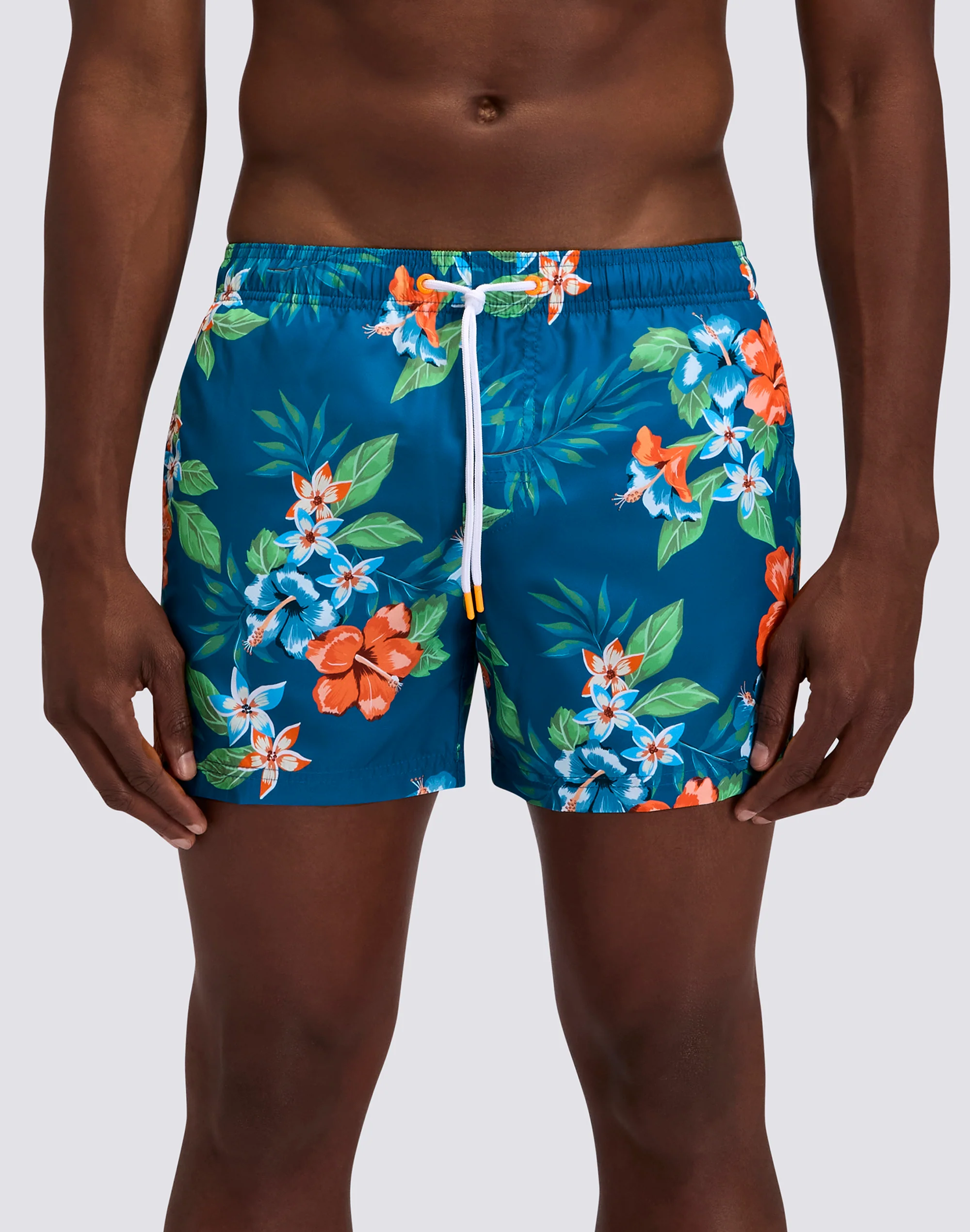 COSTUME DA BAGNO UOMO CORTO VITA ELASTICATA POLIESTERE RICICLATO REPREVE® CON STAMPA ISLAND BLISS - Image 2
