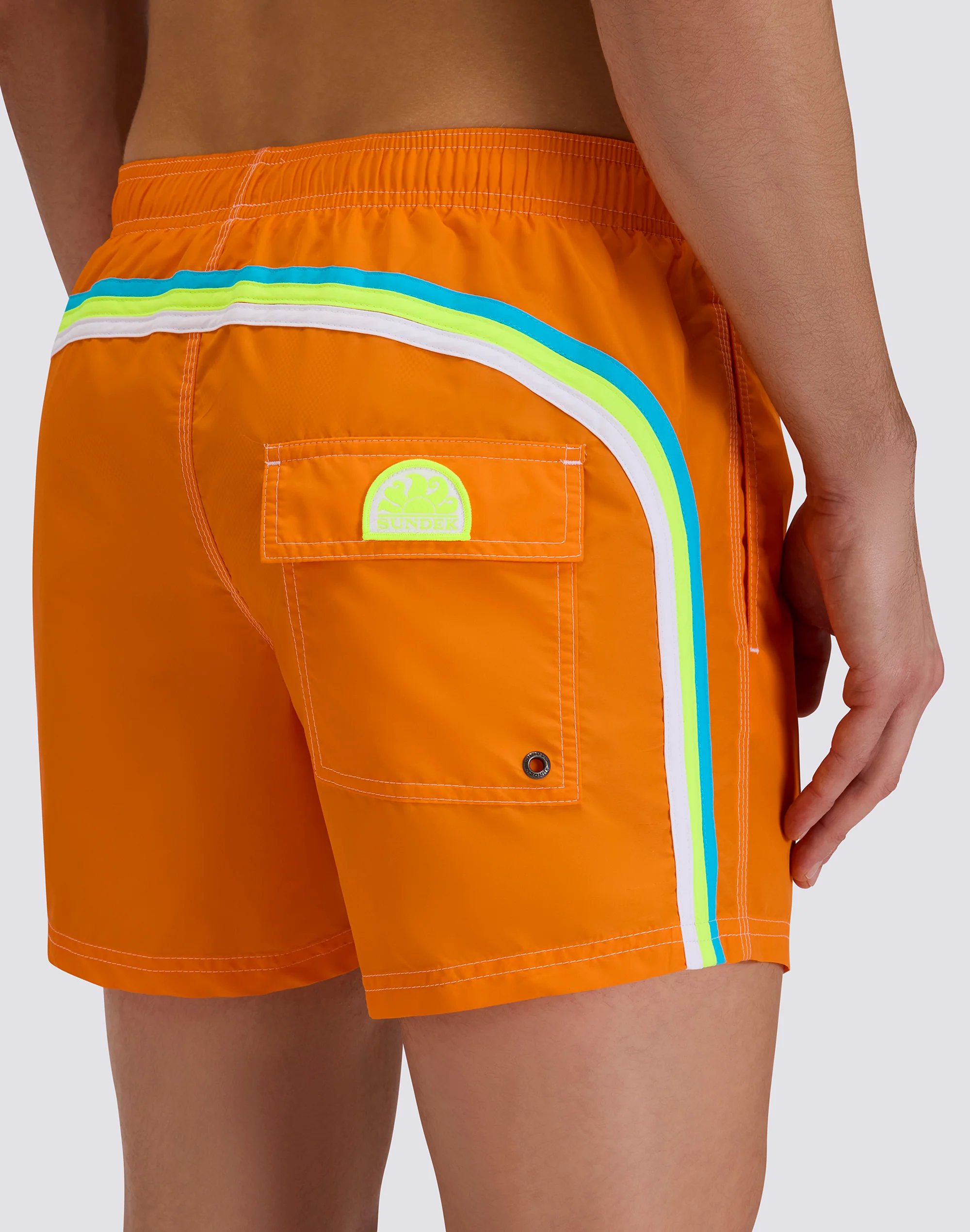 COSTUME DA BAGNO UOMO CORTO VITA ELASTICATA ICONIC TAFFETA - Image 3