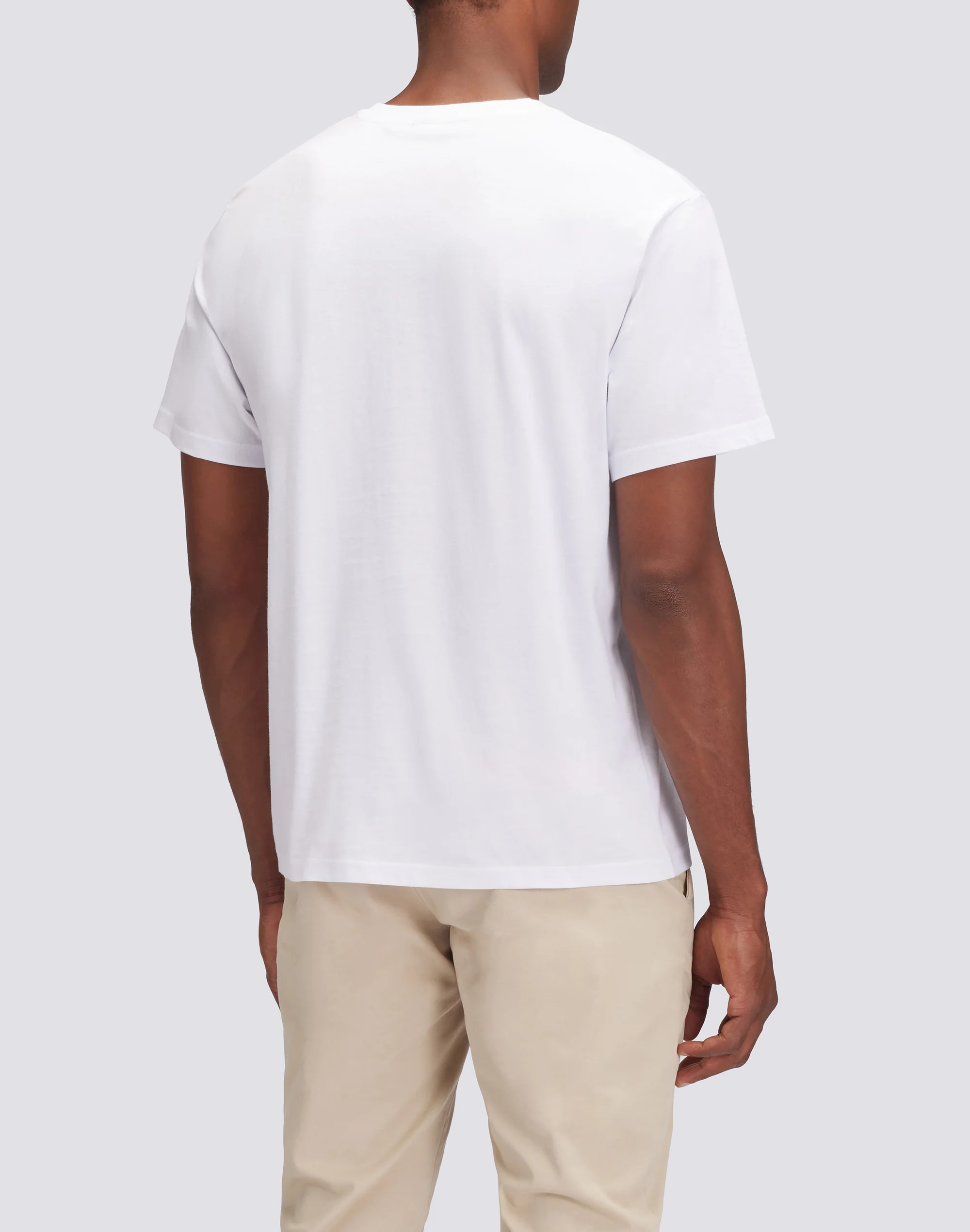 T-SHIRT A TINTA UNITA CON LOGO ARCHIVE - Image 3