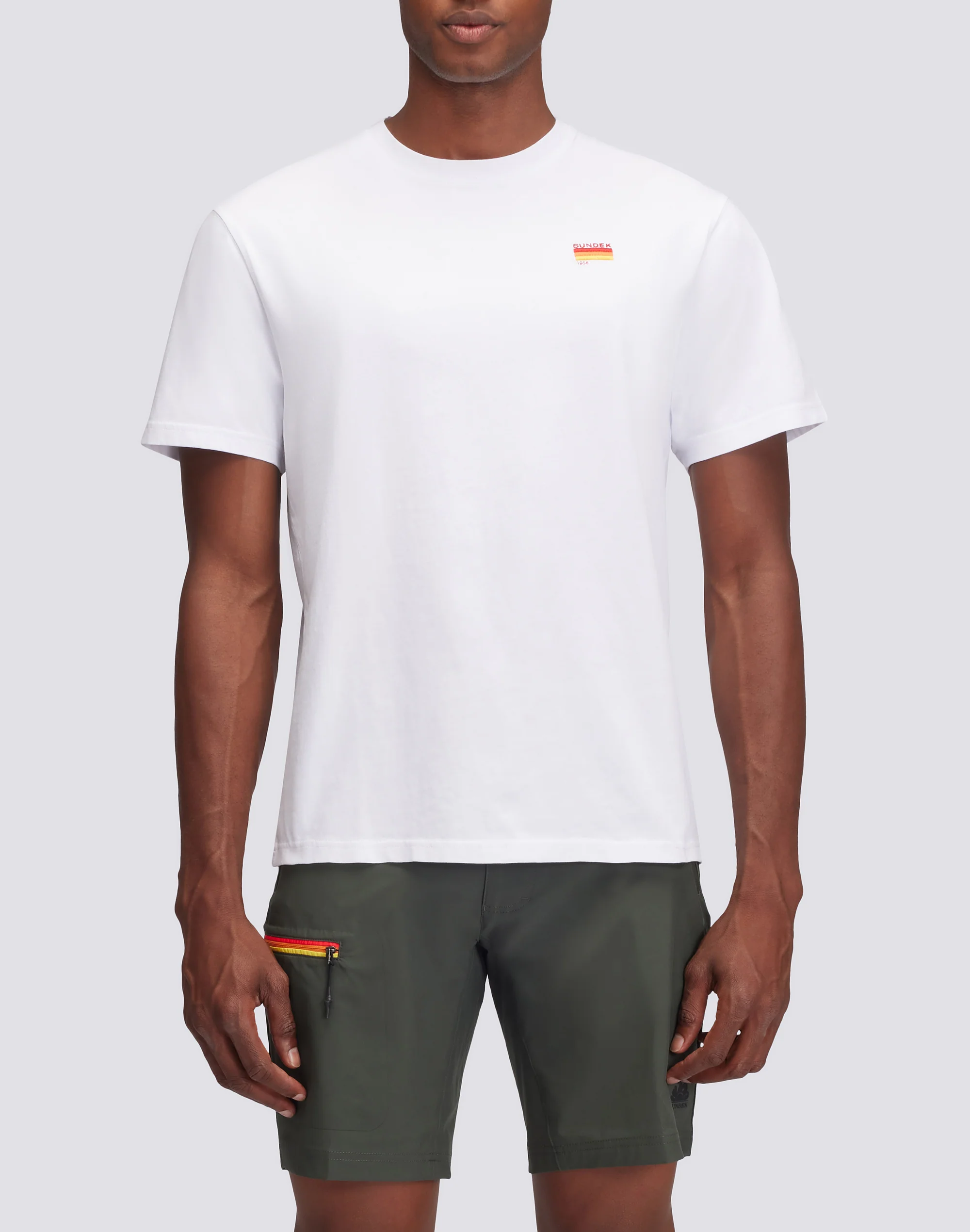T-SHIRT CON RICAMO TRICOLORE