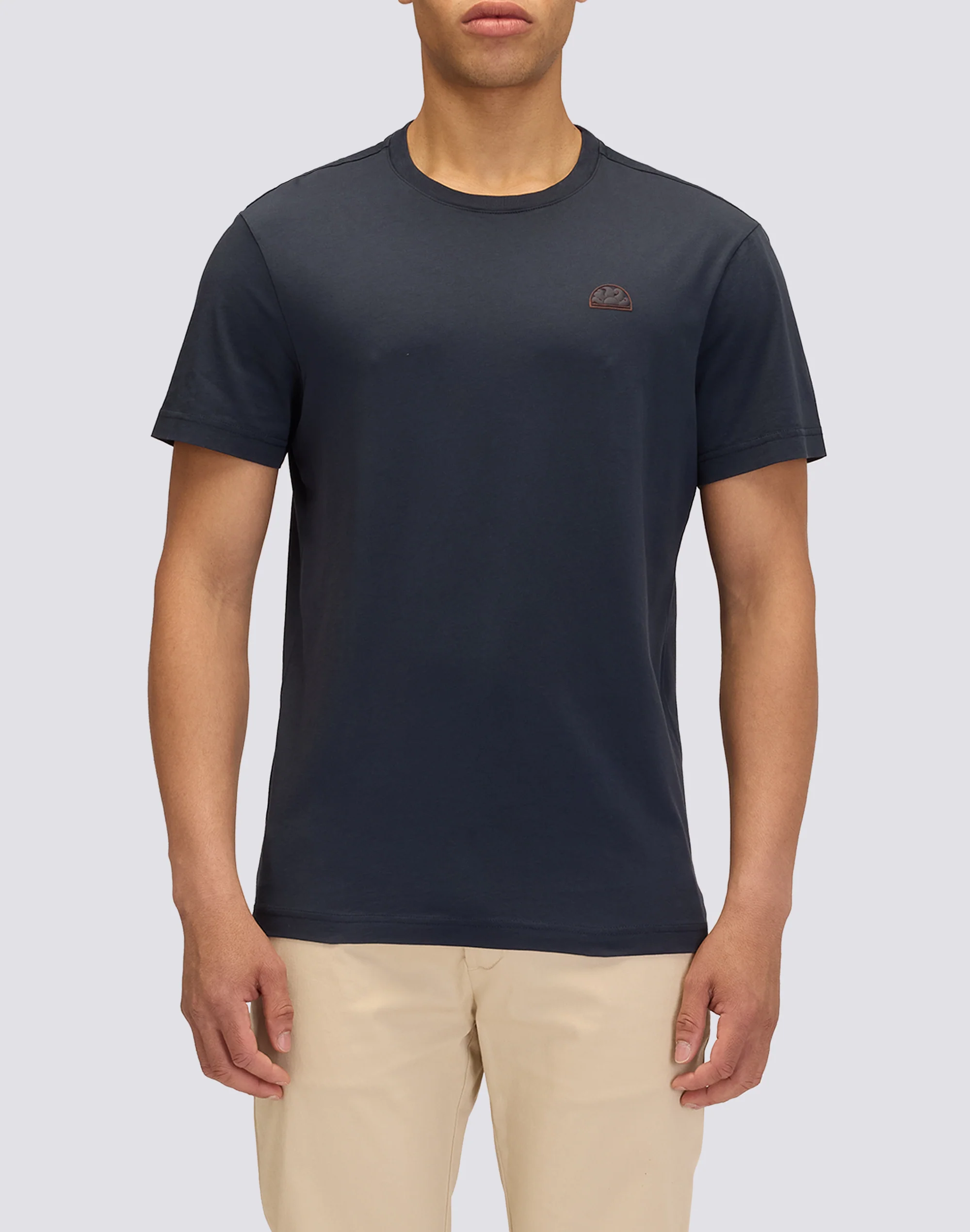 T-SHIRT A TINTA UNITA IN COTONE PIMA