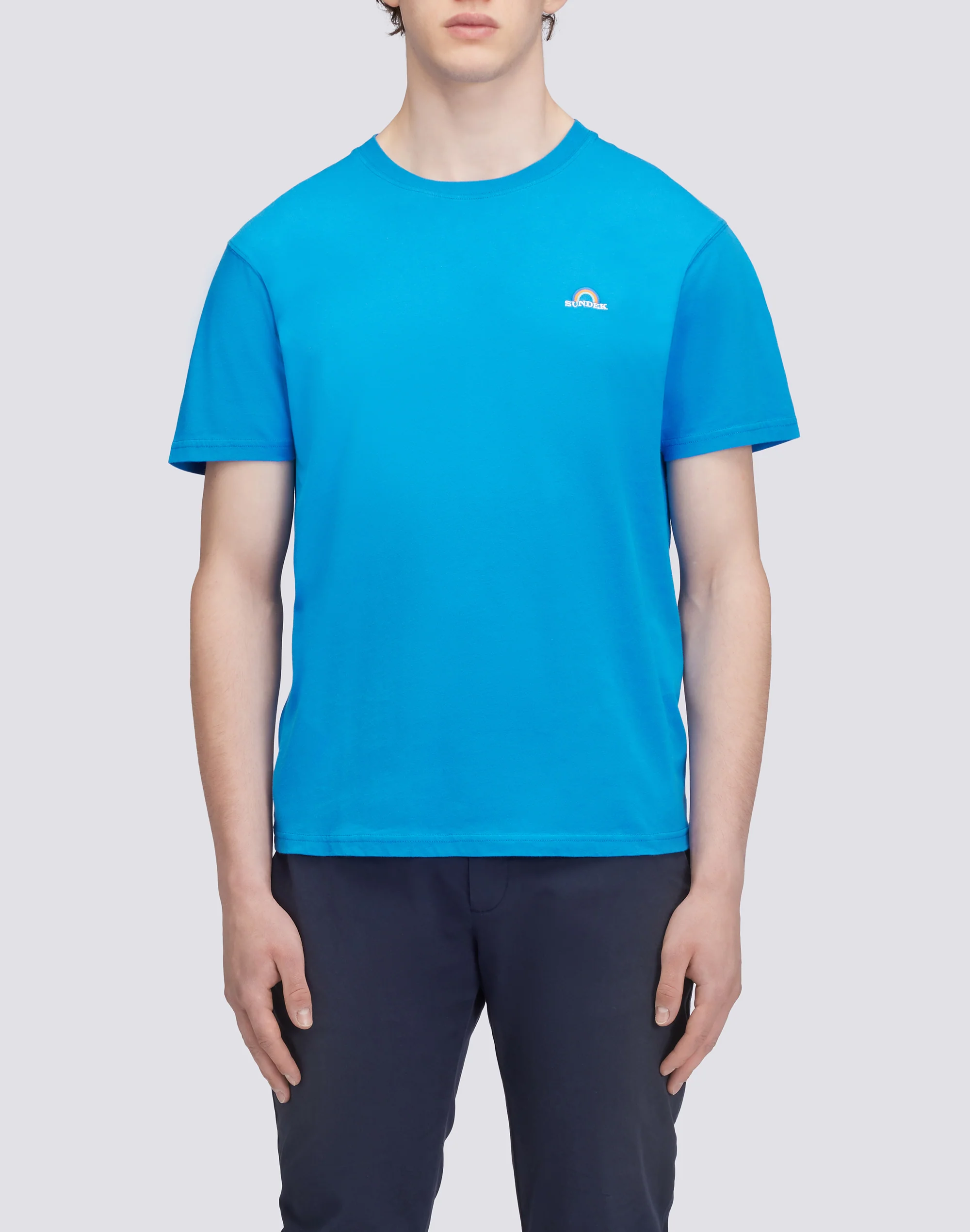 T-SHIRT CON RICAMO ARCOBALENO - Image 2