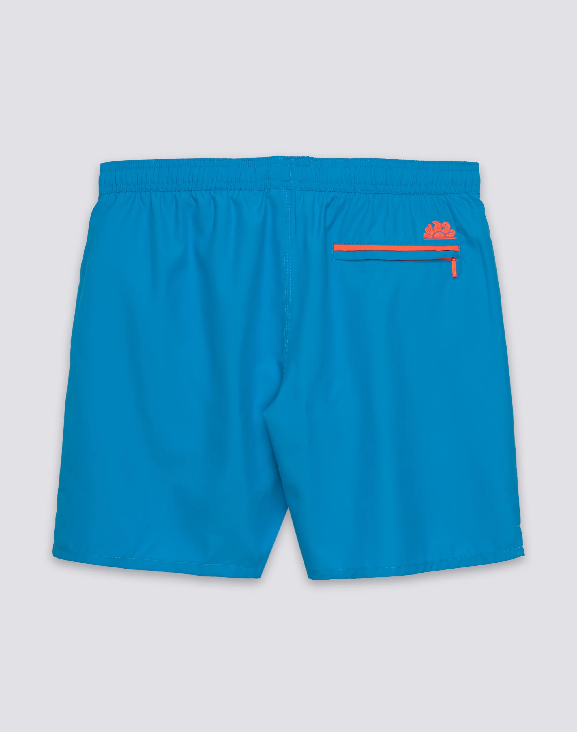 COSTUME DA BAGNO UOMO LUNGO VITA ELASTICATA CON PIPING IN POLIESTERE RICICLATO REPREVE® - Image 2