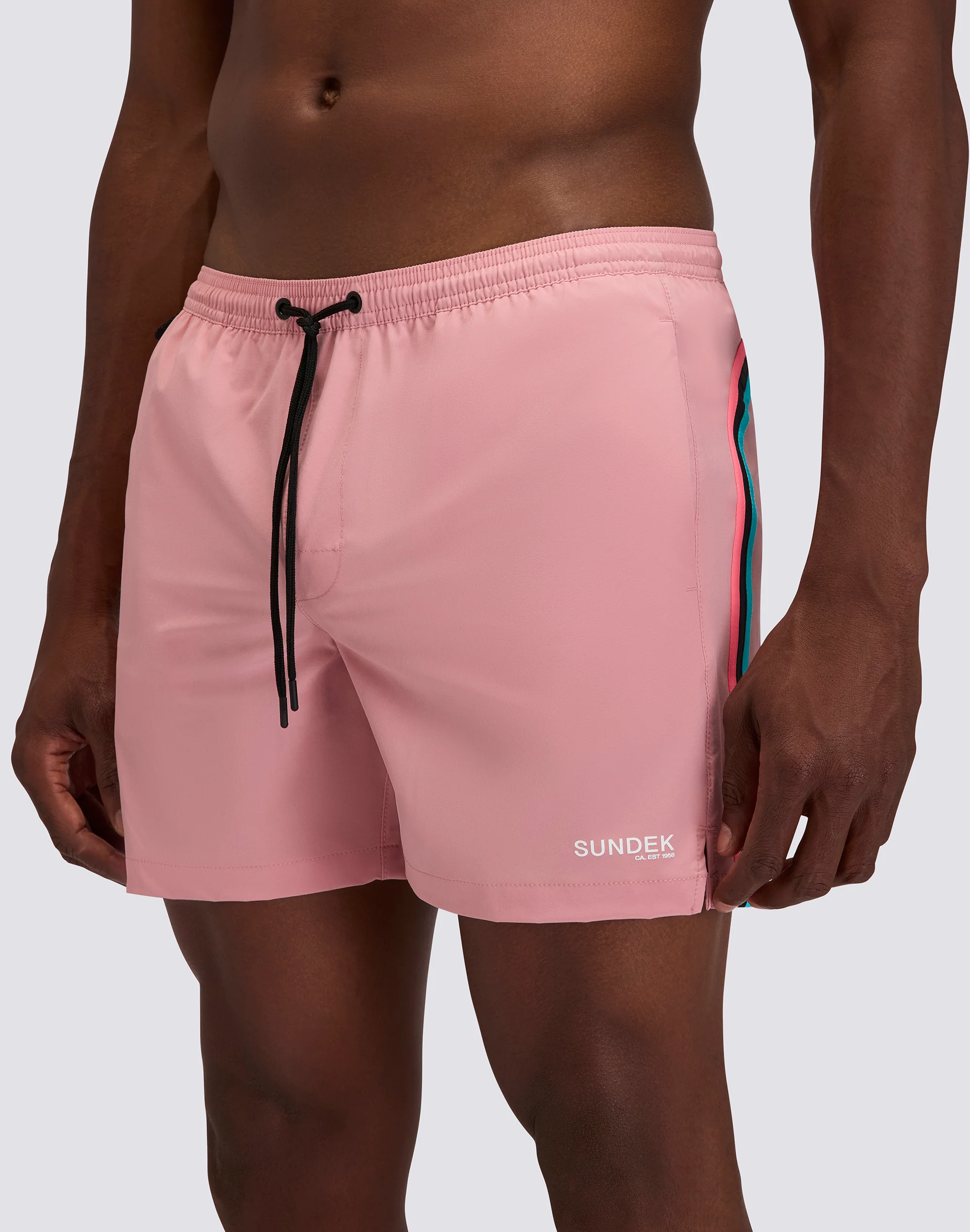 COSTUME DA BAGNO UOMO CON TESSUTO STRETCH A VITA ELASTICATA E CON CUSTODIA REMOVIBILE - Image 4