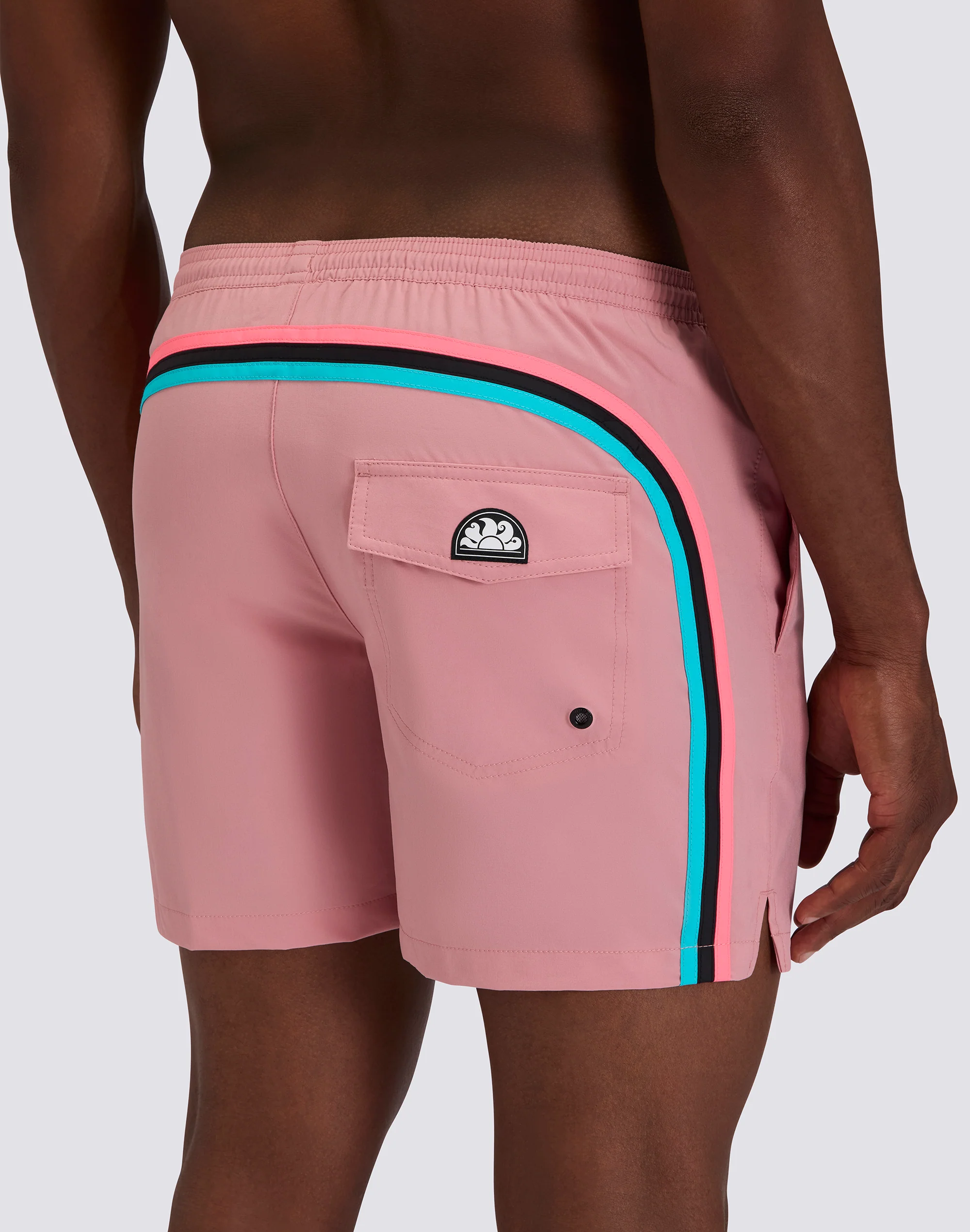 COSTUME DA BAGNO UOMO CON TESSUTO STRETCH A VITA ELASTICATA E CON CUSTODIA REMOVIBILE - Image 5