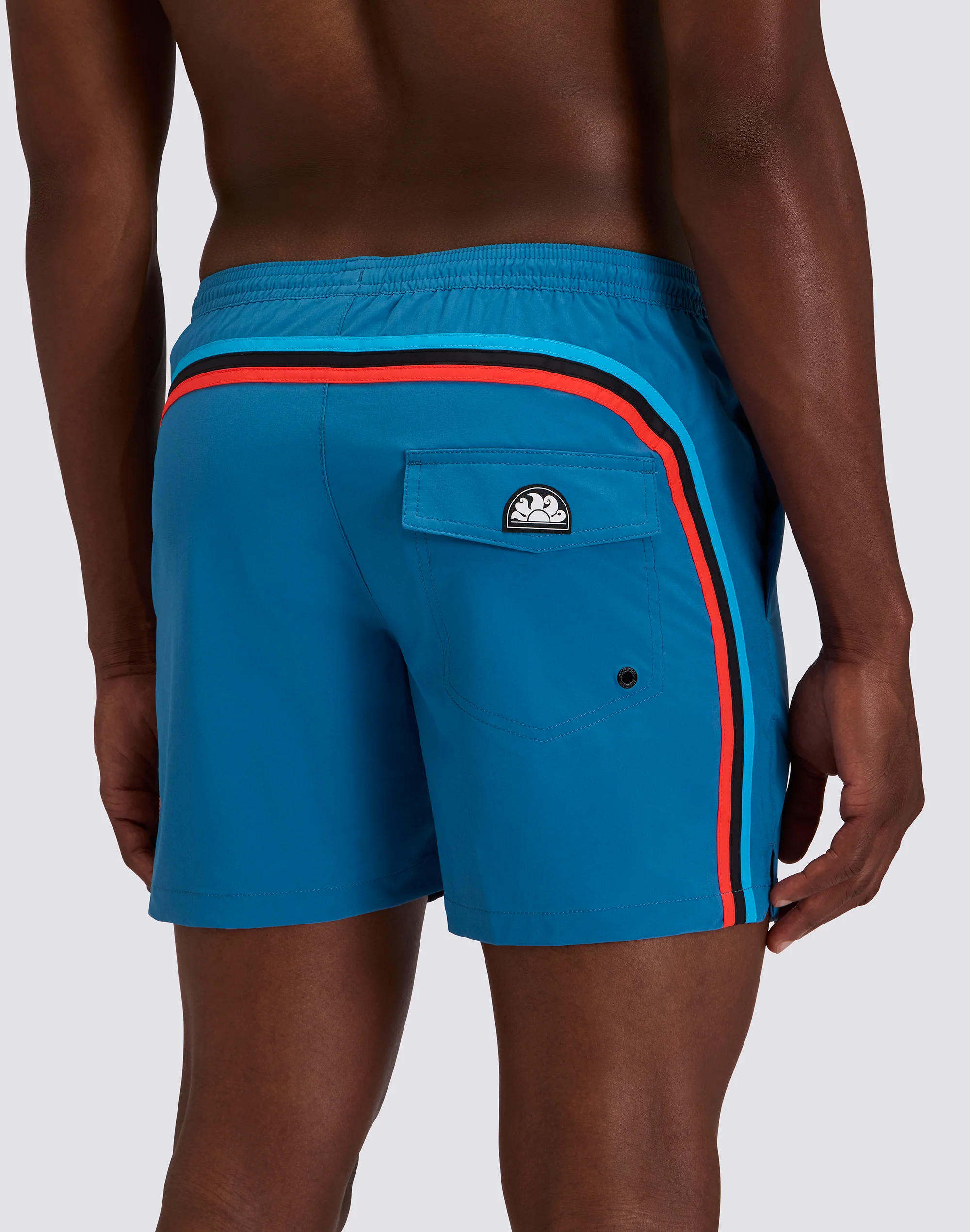 COSTUME DA BAGNO UOMO CON TESSUTO STRETCH A VITA ELASTICATA E CON CUSTODIA REMOVIBILE - Image 5
