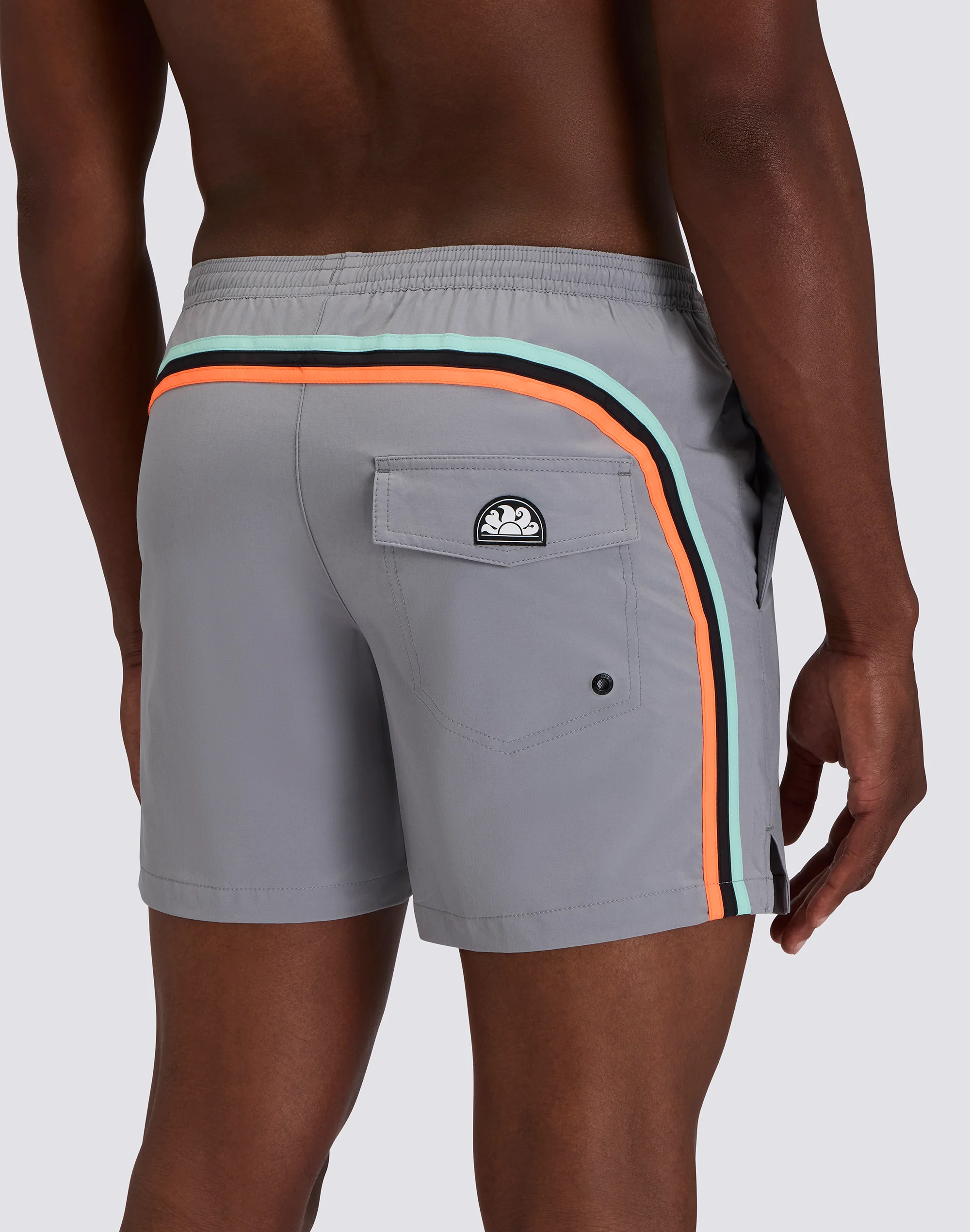 COSTUME DA BAGNO UOMO CON TESSUTO STRETCH A VITA ELASTICATA E CON CUSTODIA REMOVIBILE - Image 5