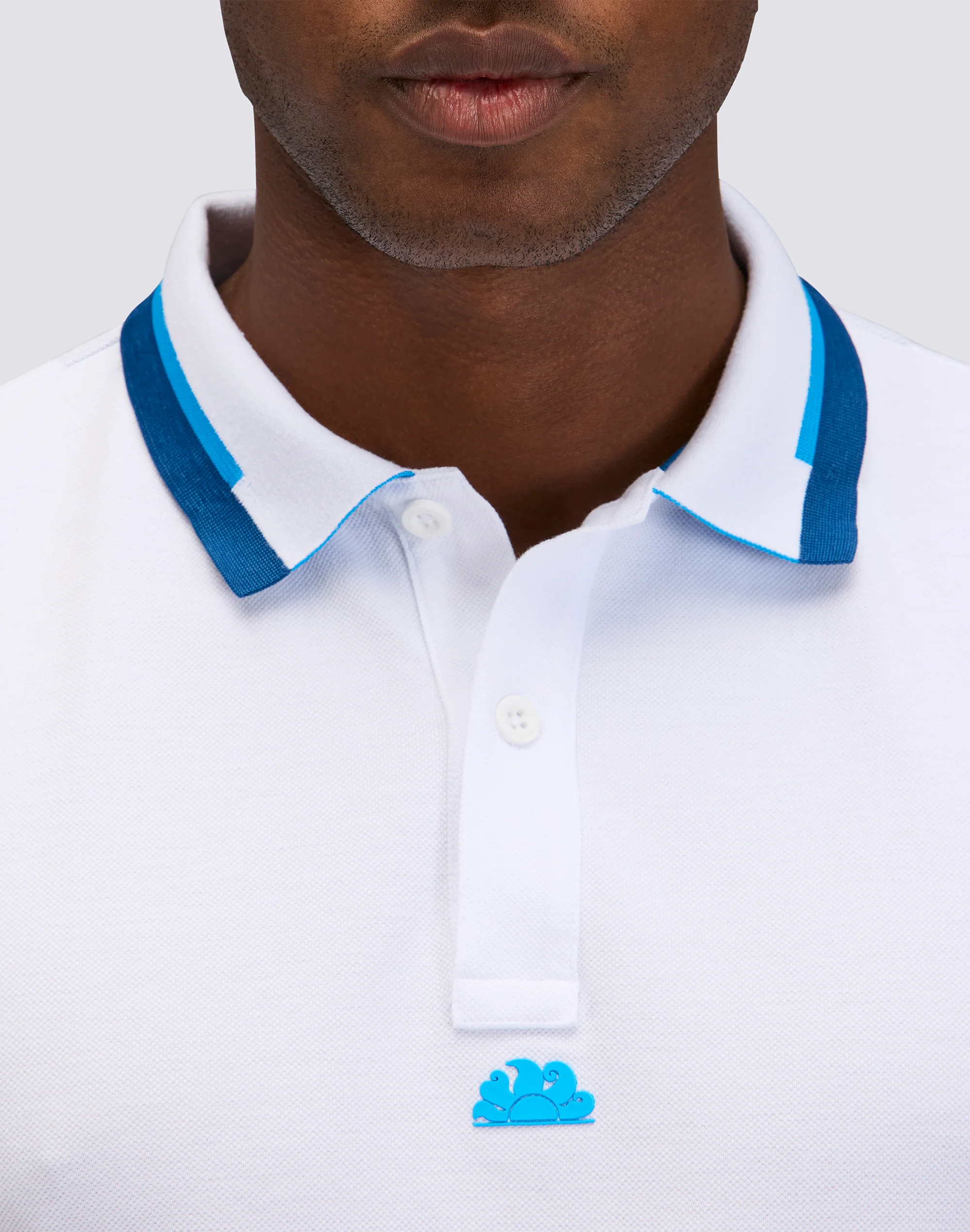 POLO IN COTONE PIQUET COMBINATO - Image 3