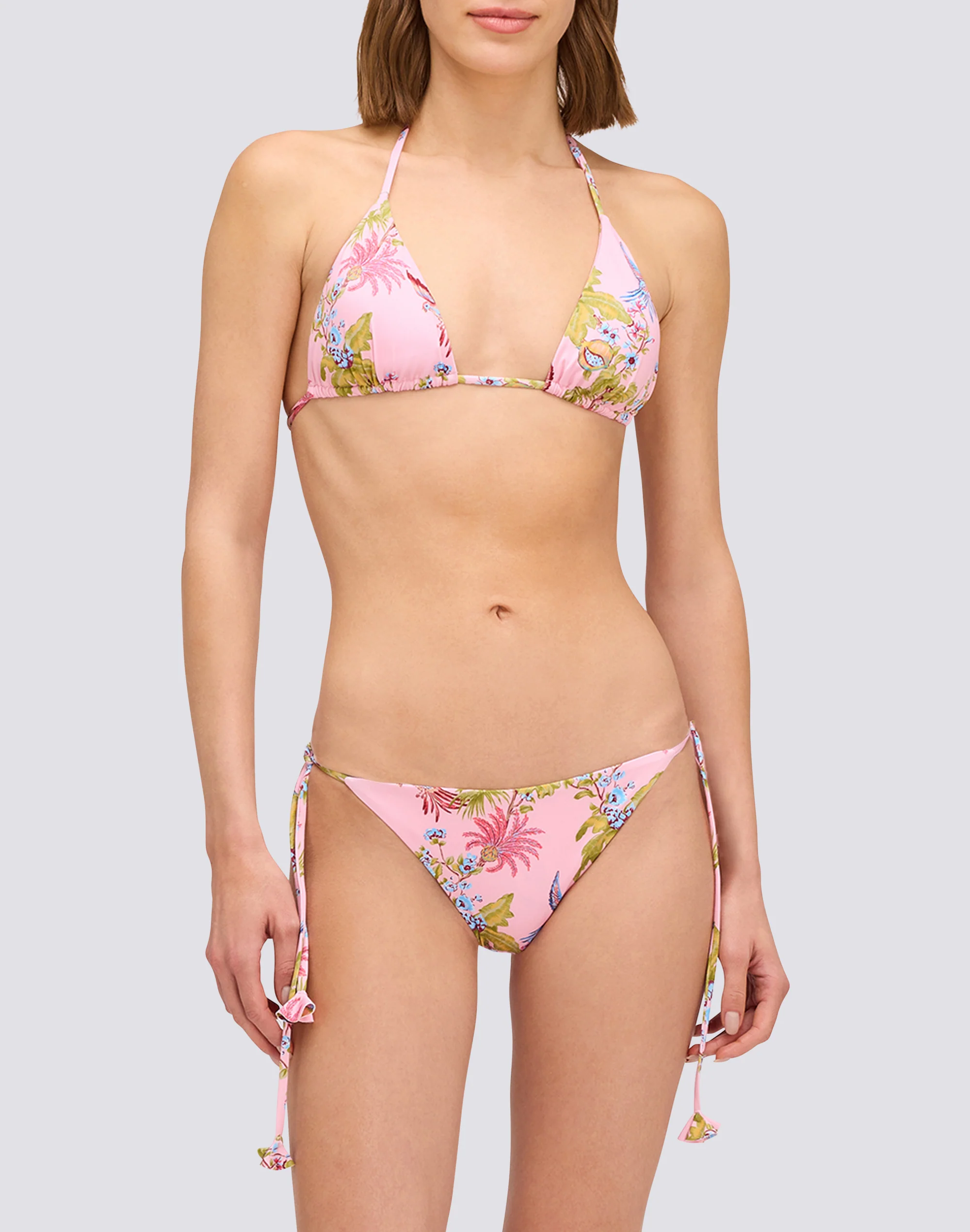 ANITA - SLIP BIKINI CON LACCI REGOLABILI STAMPA SWEET PARROT - Image 5
