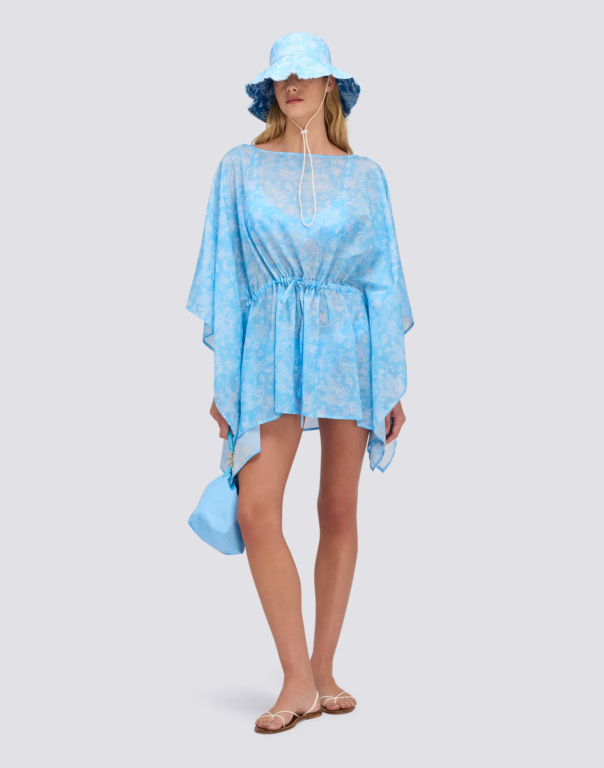 ABITO DONNA A FARFALLA FANTASIA HIBI PAISLEY - Image 4
