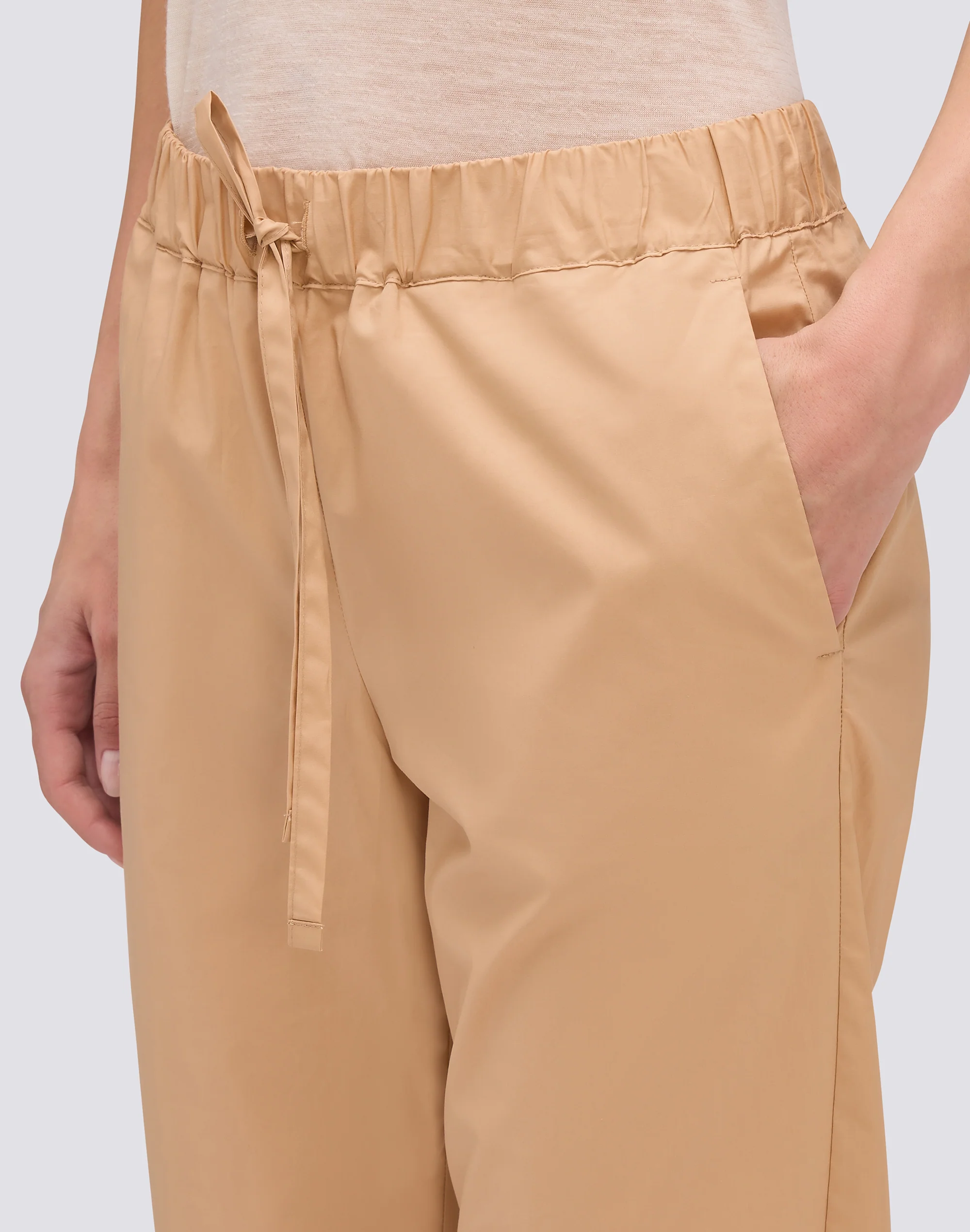PANTALONI LUNGHI IN POPELINE - Image 3