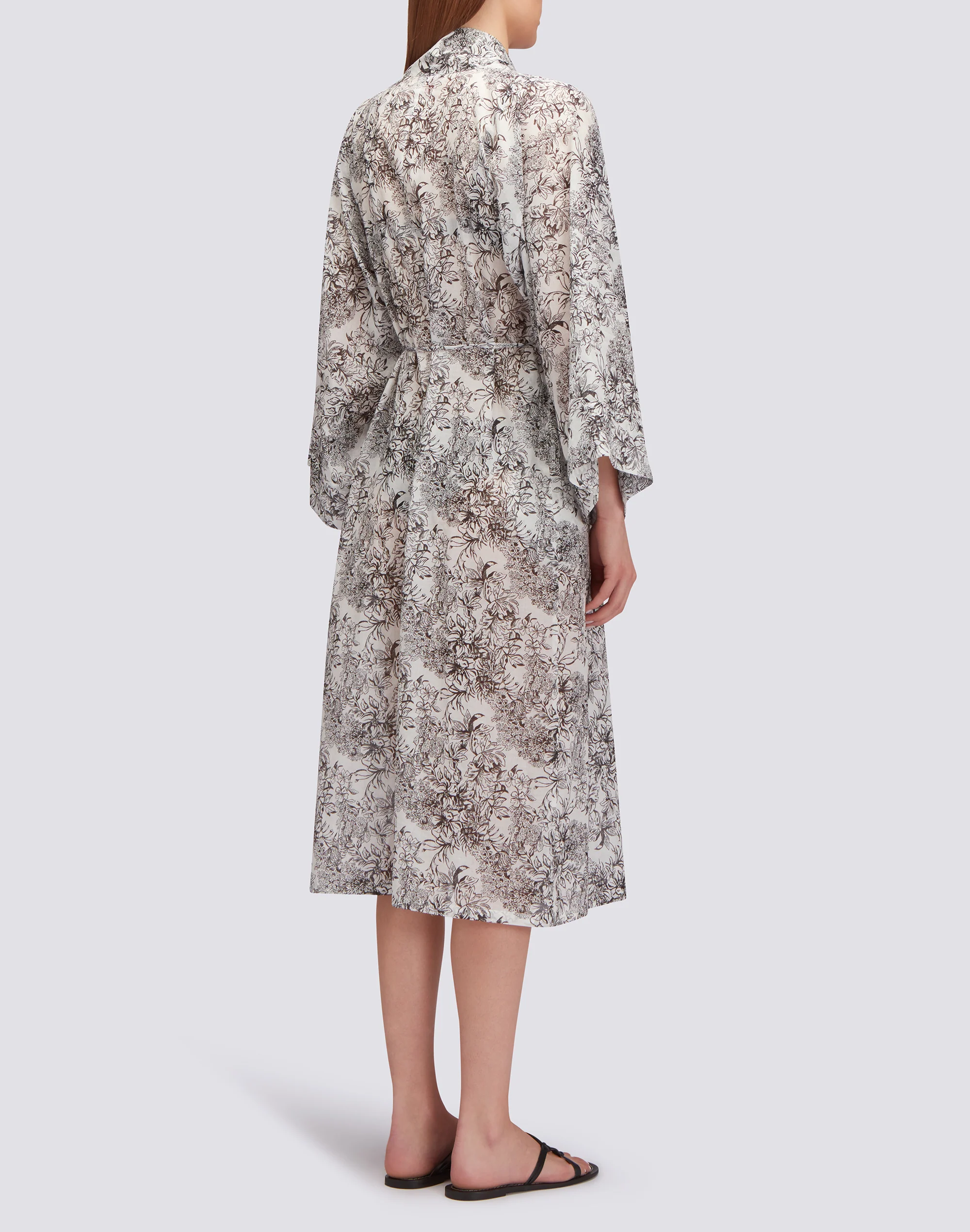 ABITO KIMONO LUNGO STAMPA FLEUR DE JOIE - Image 3