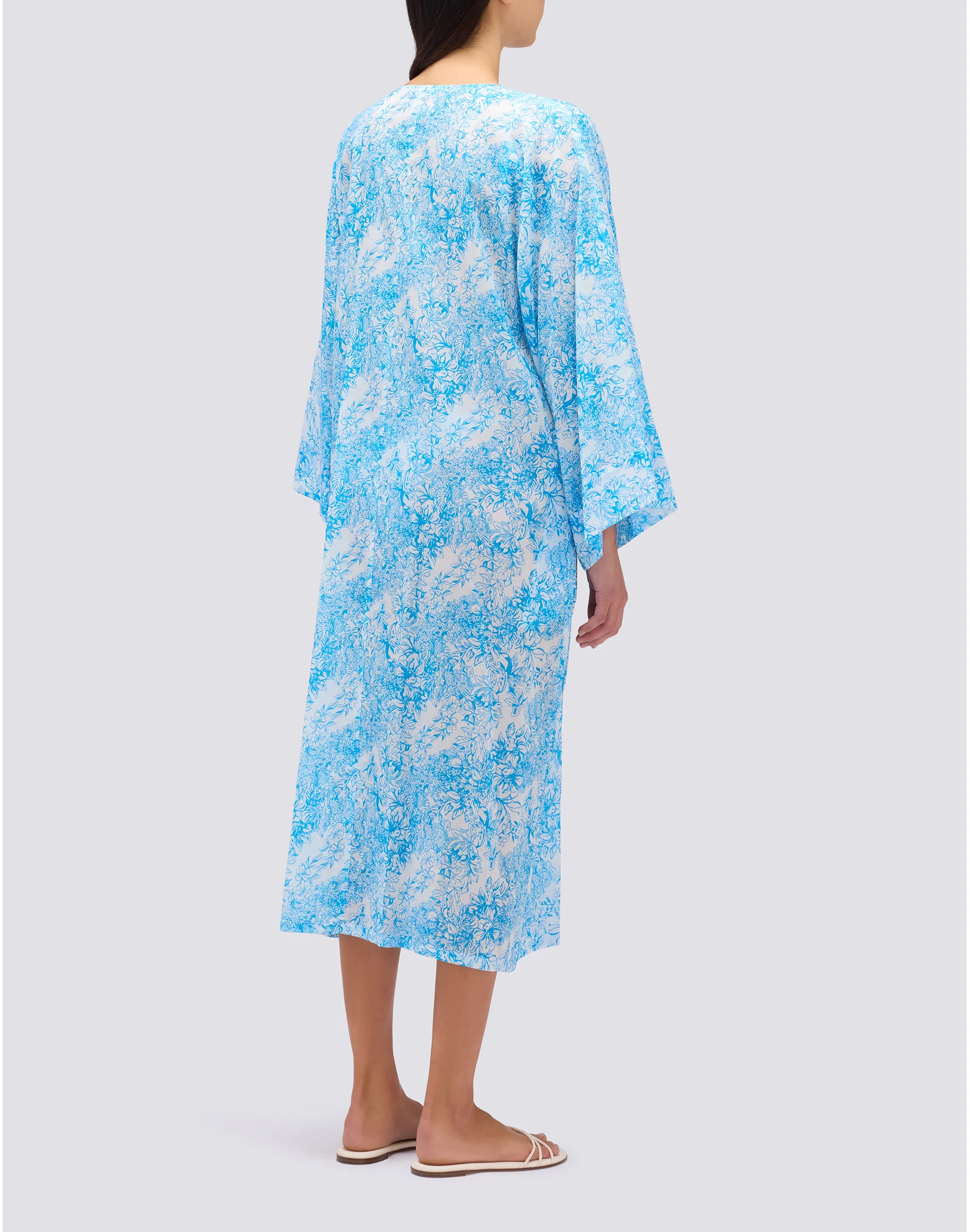 ABITO KIMONO LUNGO STAMPA FLEUR DE JOIE - Image 2
