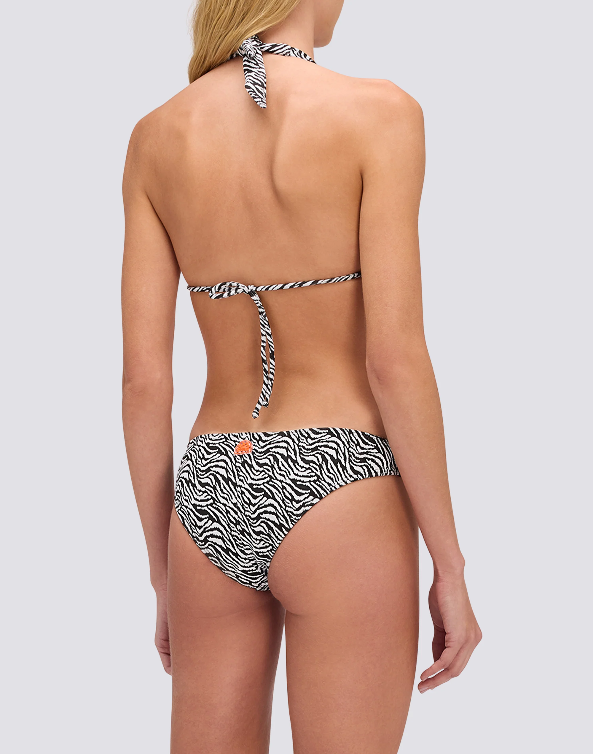 HILA - BIKINI TOP A TRIANGOLO AMERICANO FANTASIA ZEBRATA - Image 3