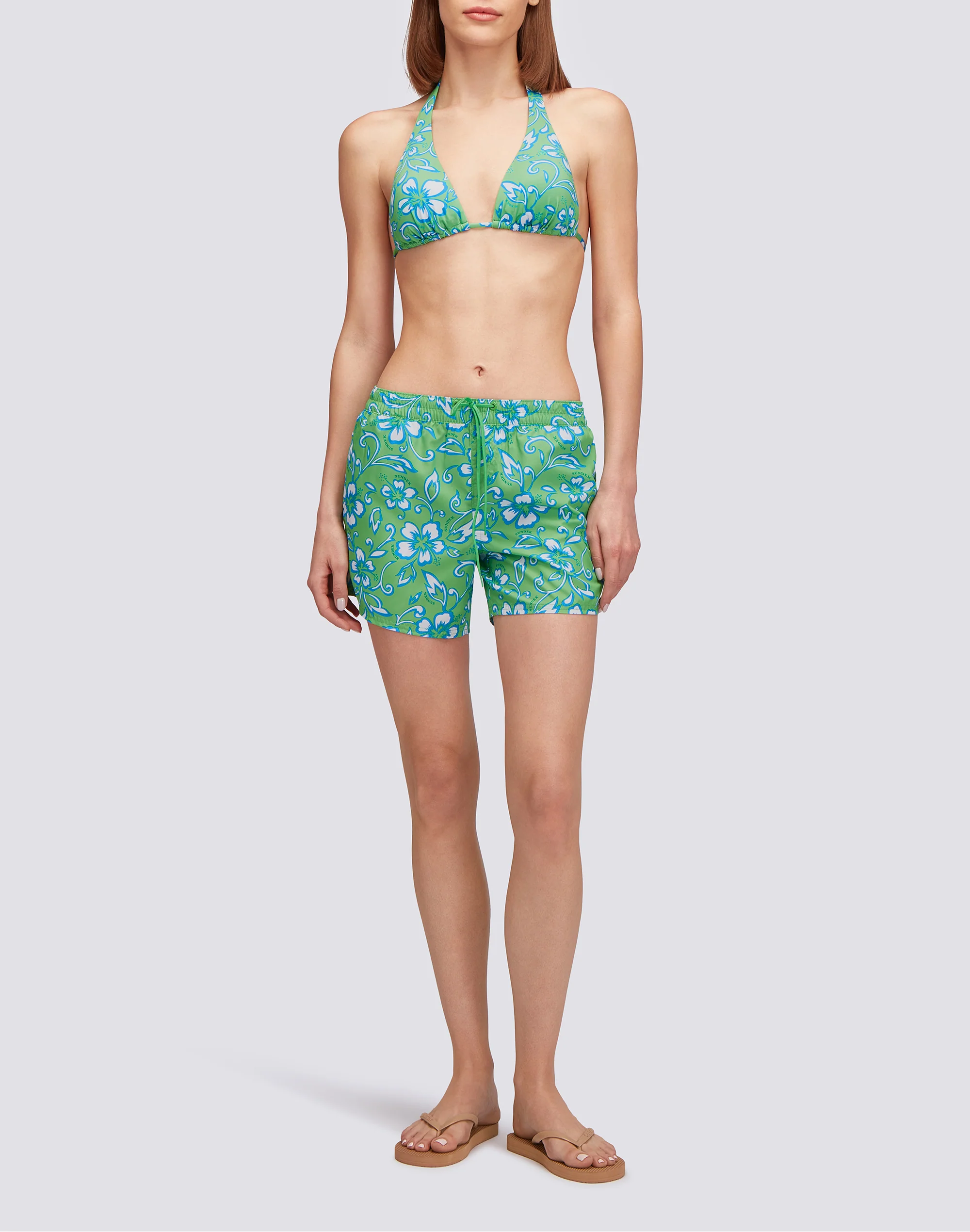 COAST - PANTALONCINO MARE REPREVE® CON STAMPA HIBISCUS SK23 - Image 4