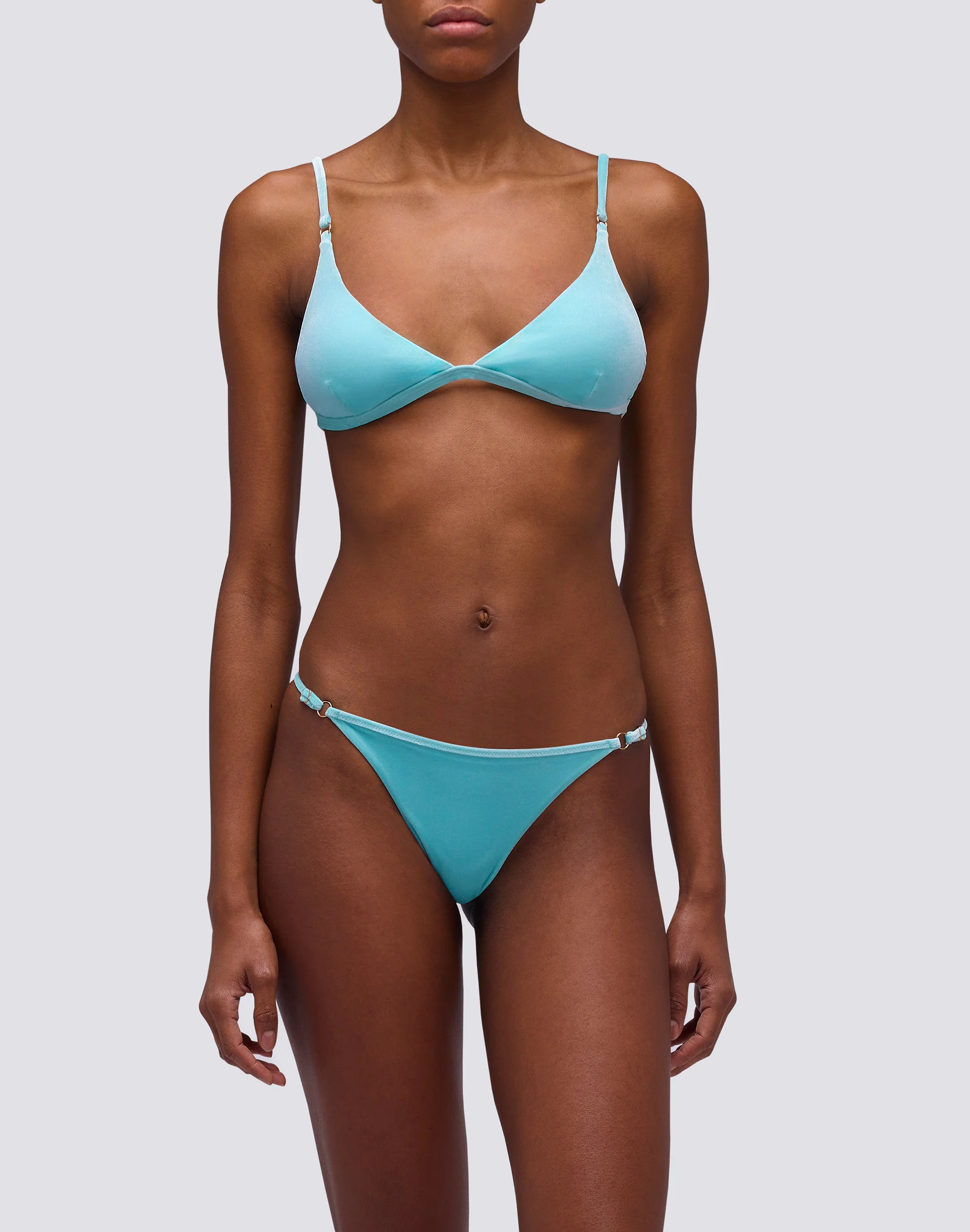 ANDRESS - TOP BRALETTE IN VELLUTO - Image 4