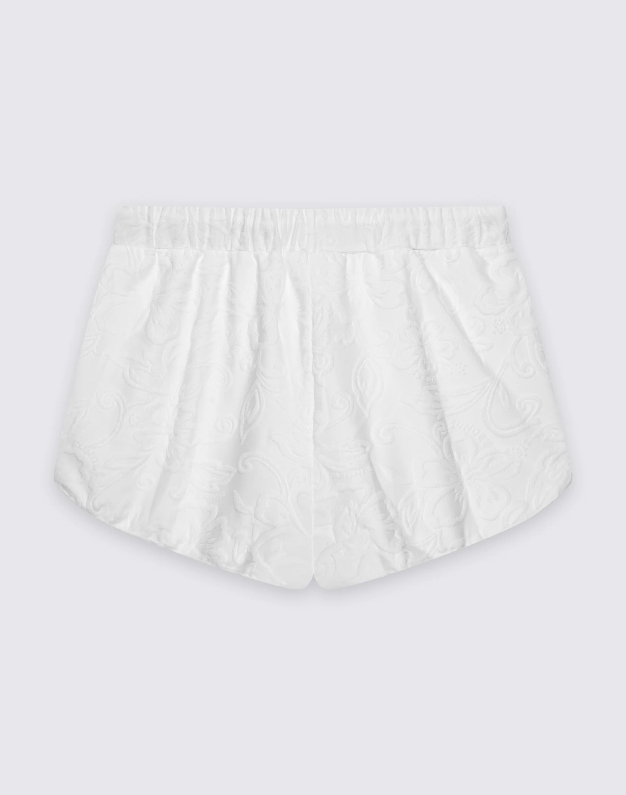 COSTUME A PANTALONCINO DONNA IN SPUGNA JACQUARD CON MOTIVO SK23 - Image 2