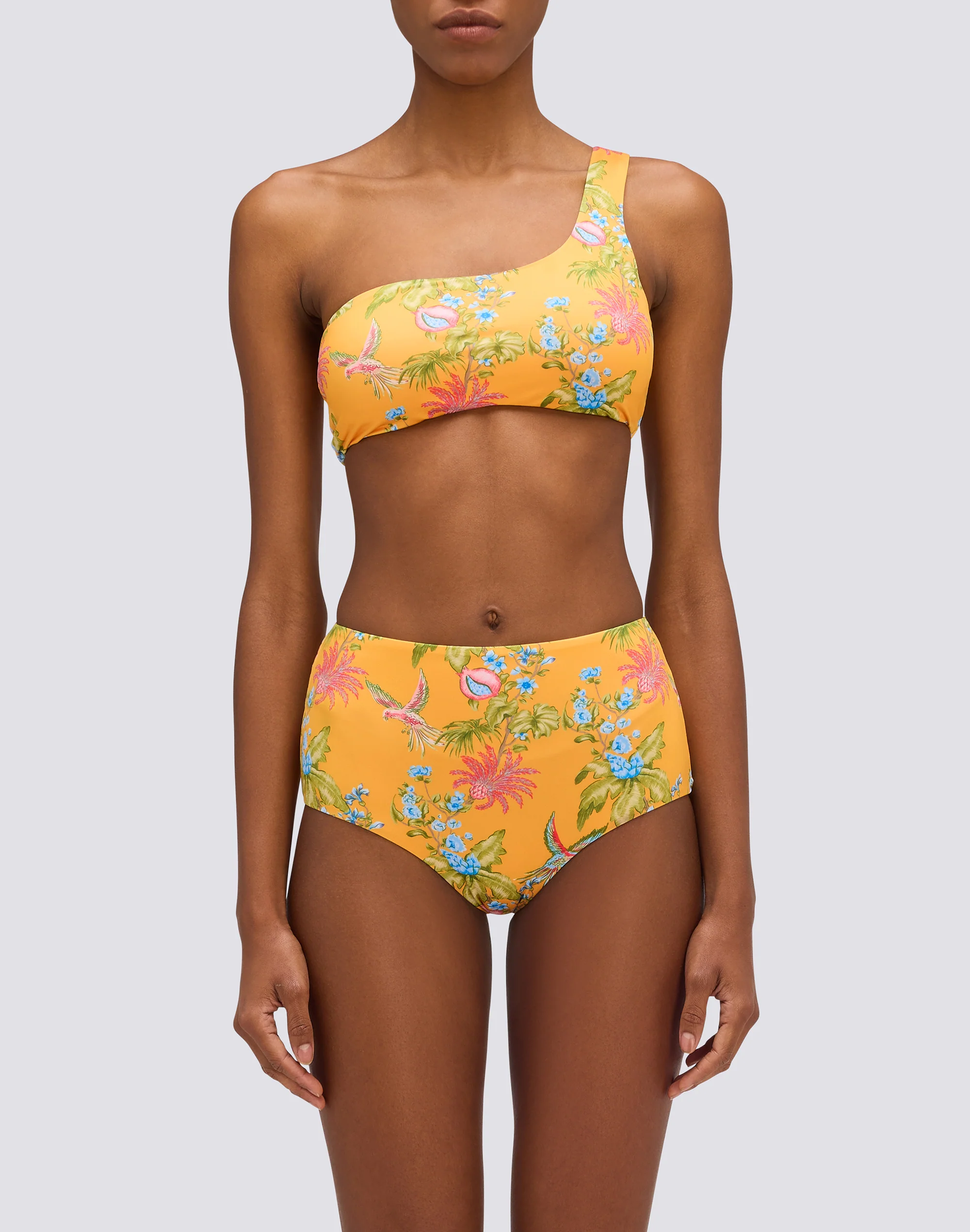 BIKINI TOP MONOSPALLA STAMPA SWEET PARROT - Image 2