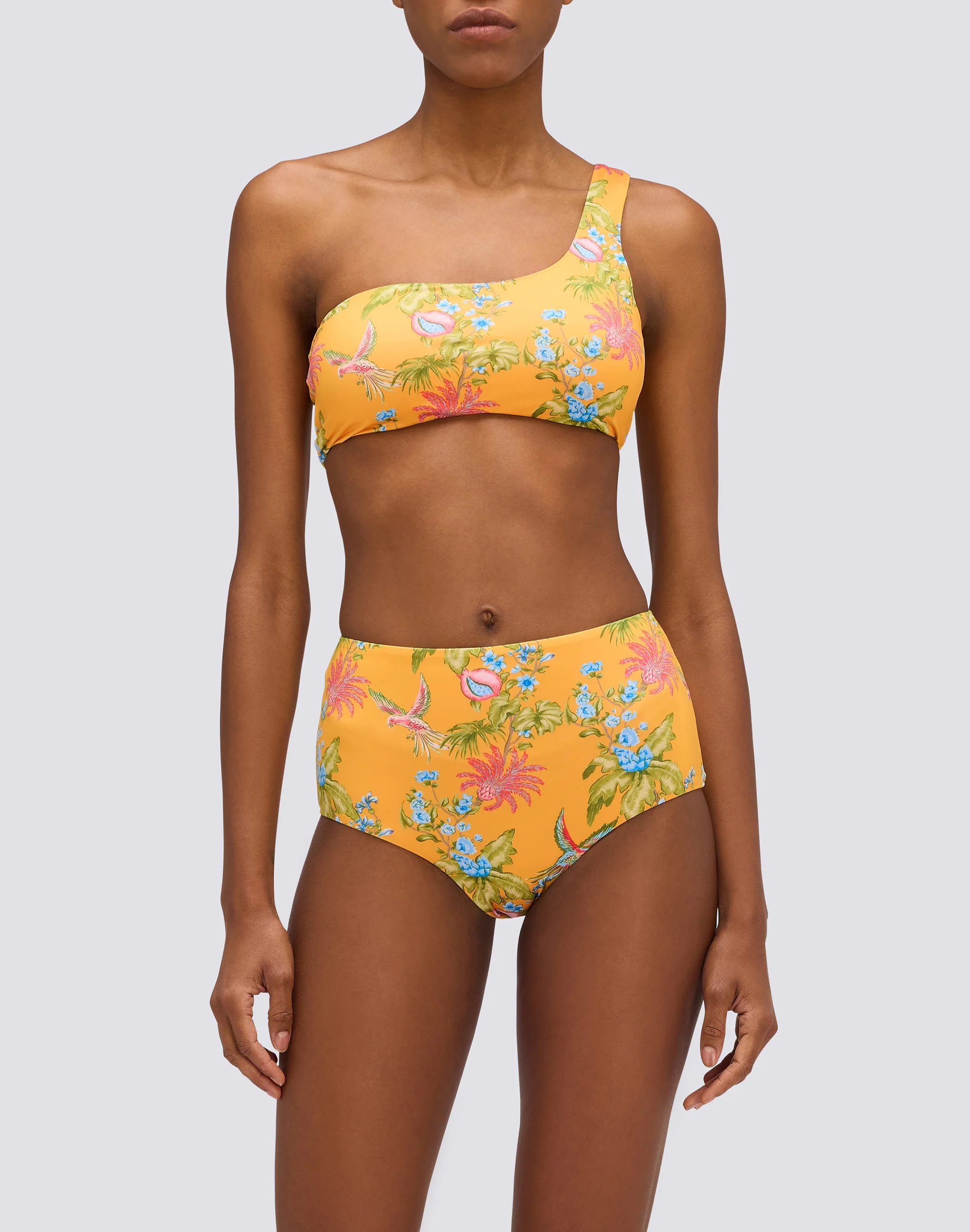 BIKINI TOP MONOSPALLA STAMPA SWEET PARROT - Image 5