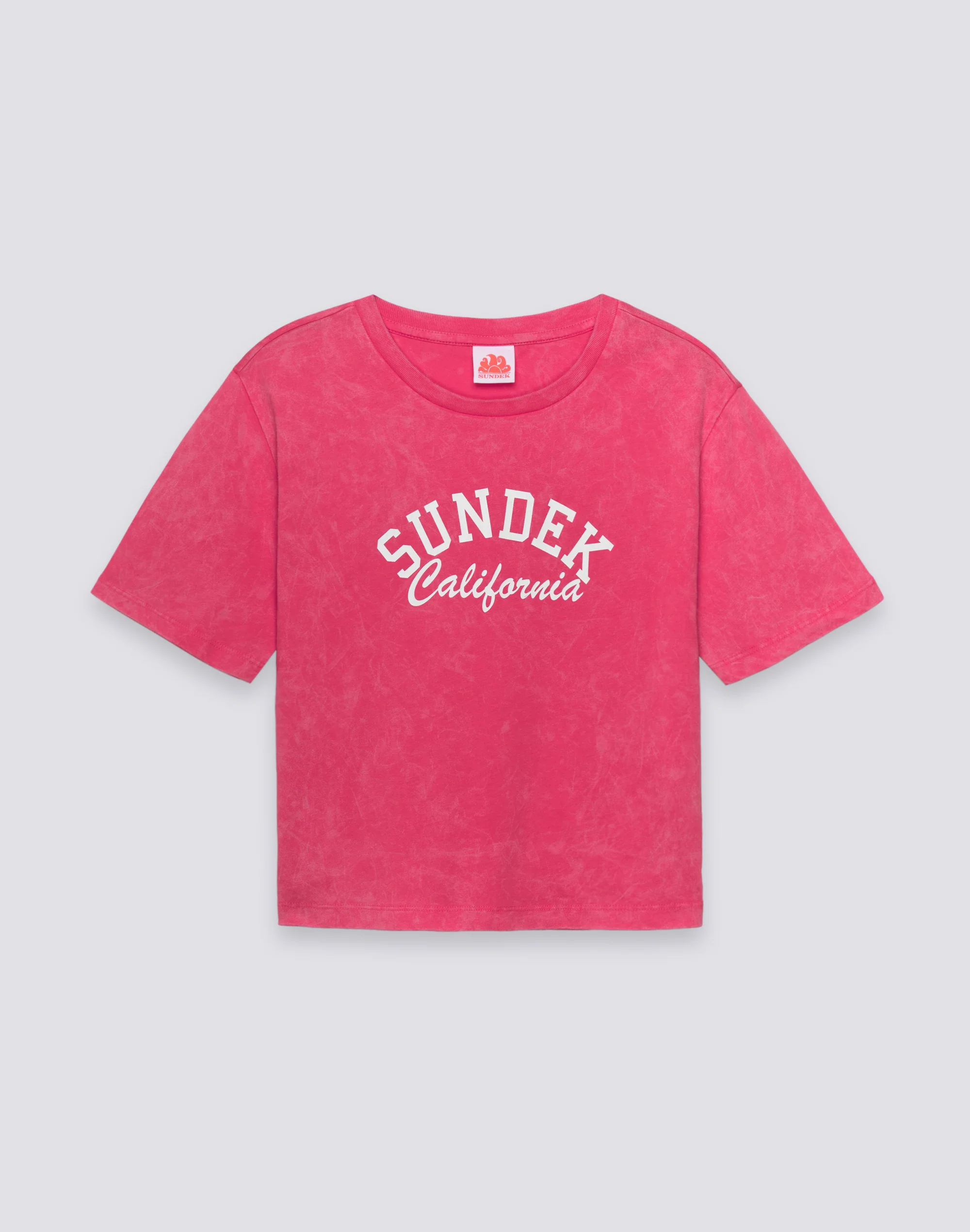T-SHIRT DONNA CROPPED VINTAGE WASH